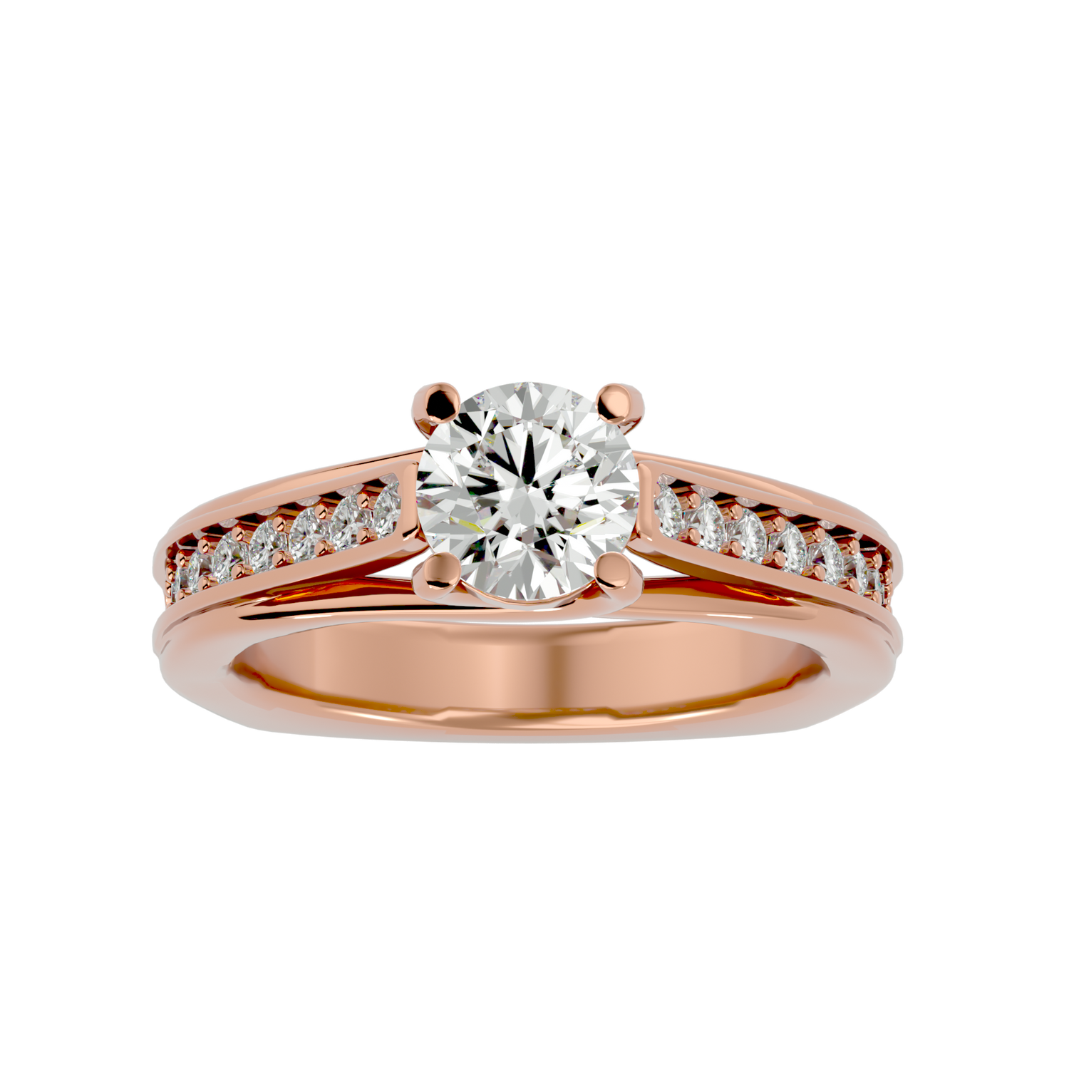 Berkley Round Solitaire Ring