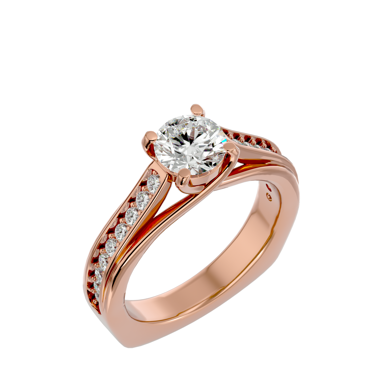 Berkley Round Solitaire Ring