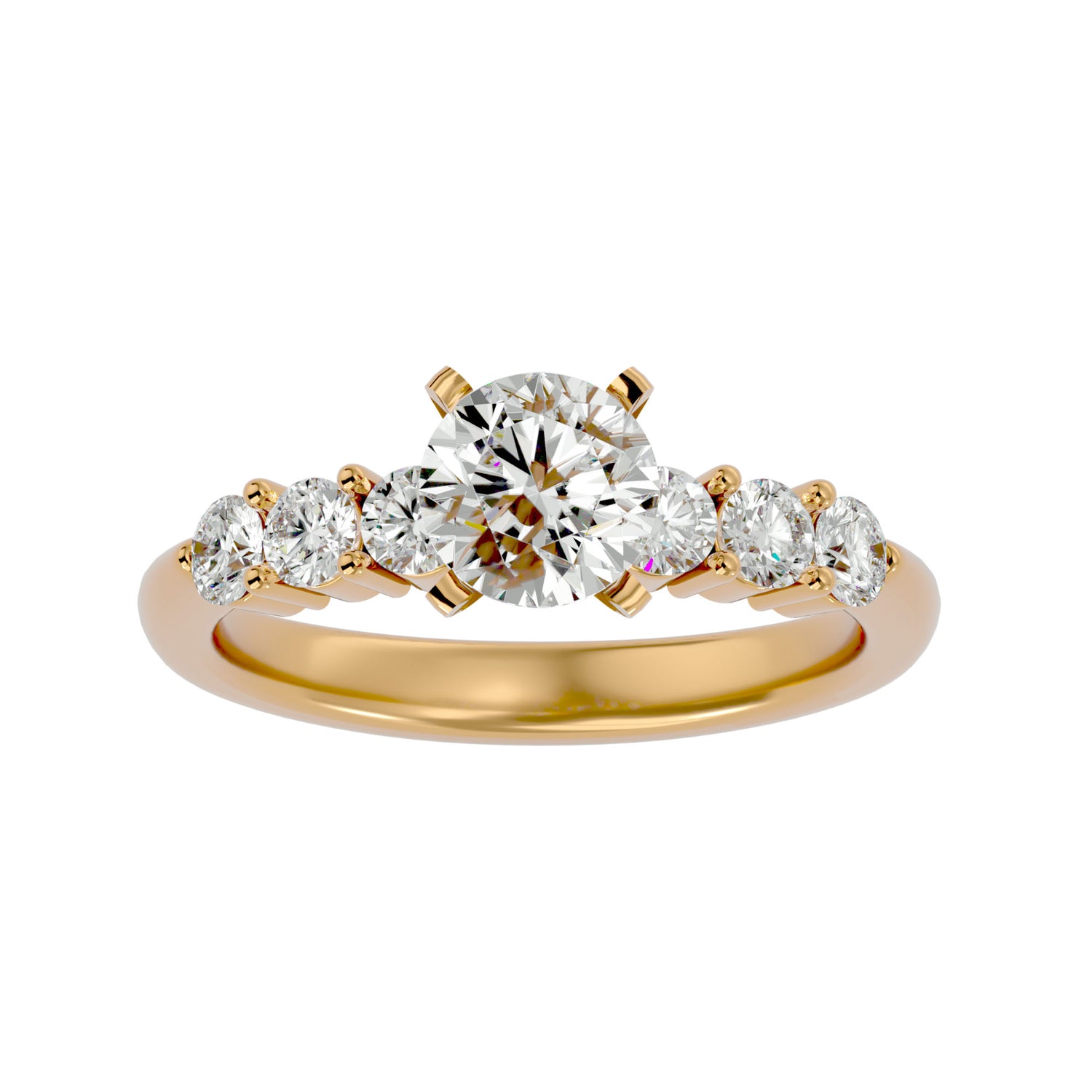 Kataleya Round Solitaire Ring