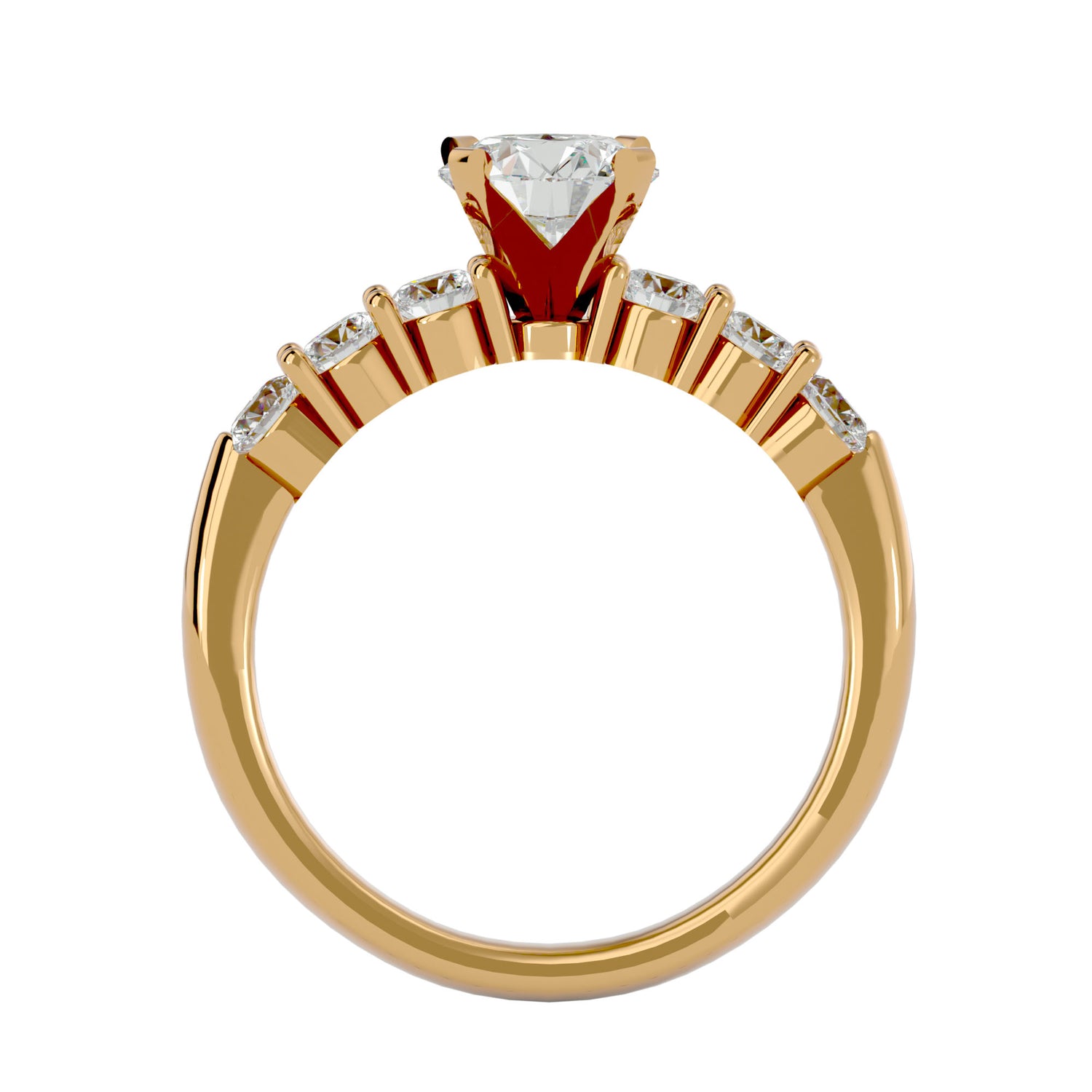 Kataleya Round Solitaire Ring