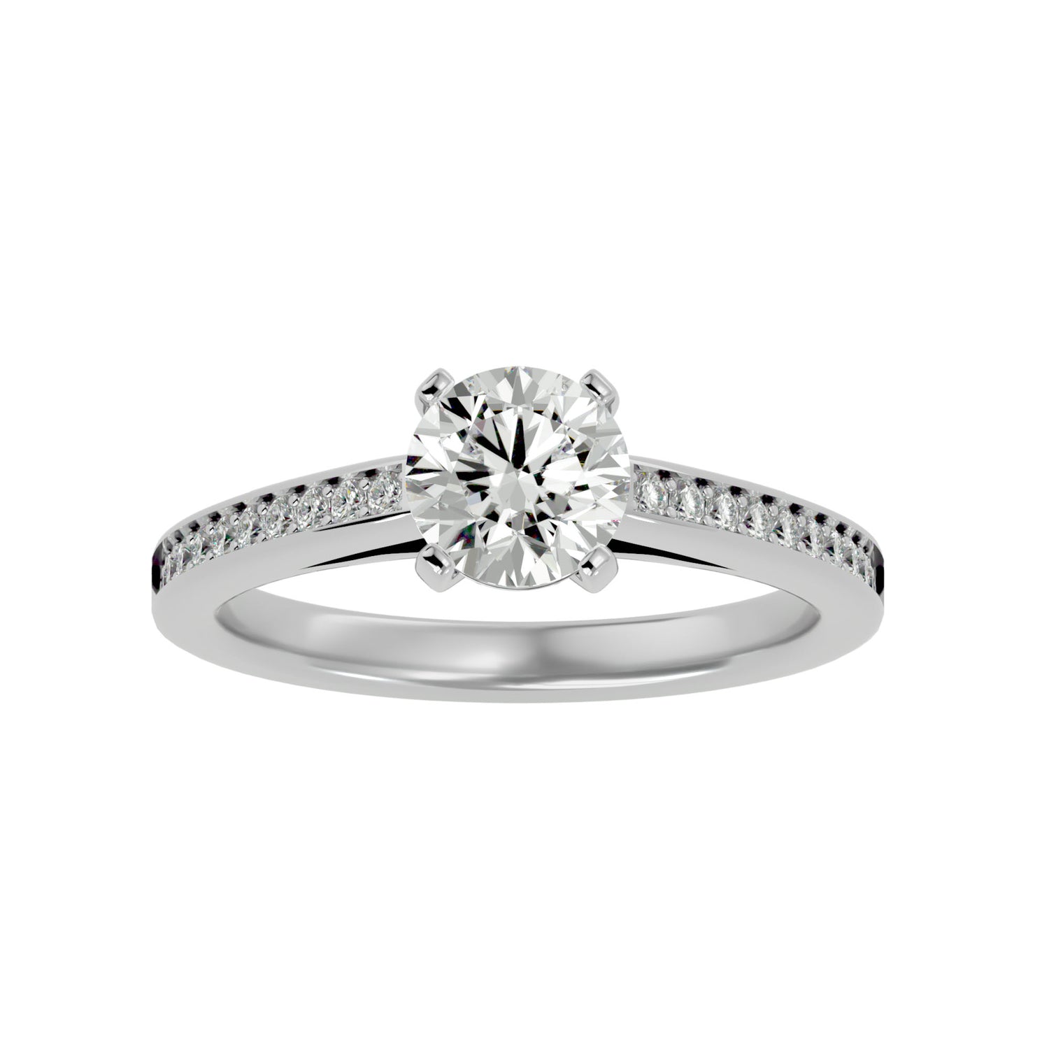 Kenley Round Solitaire Ring