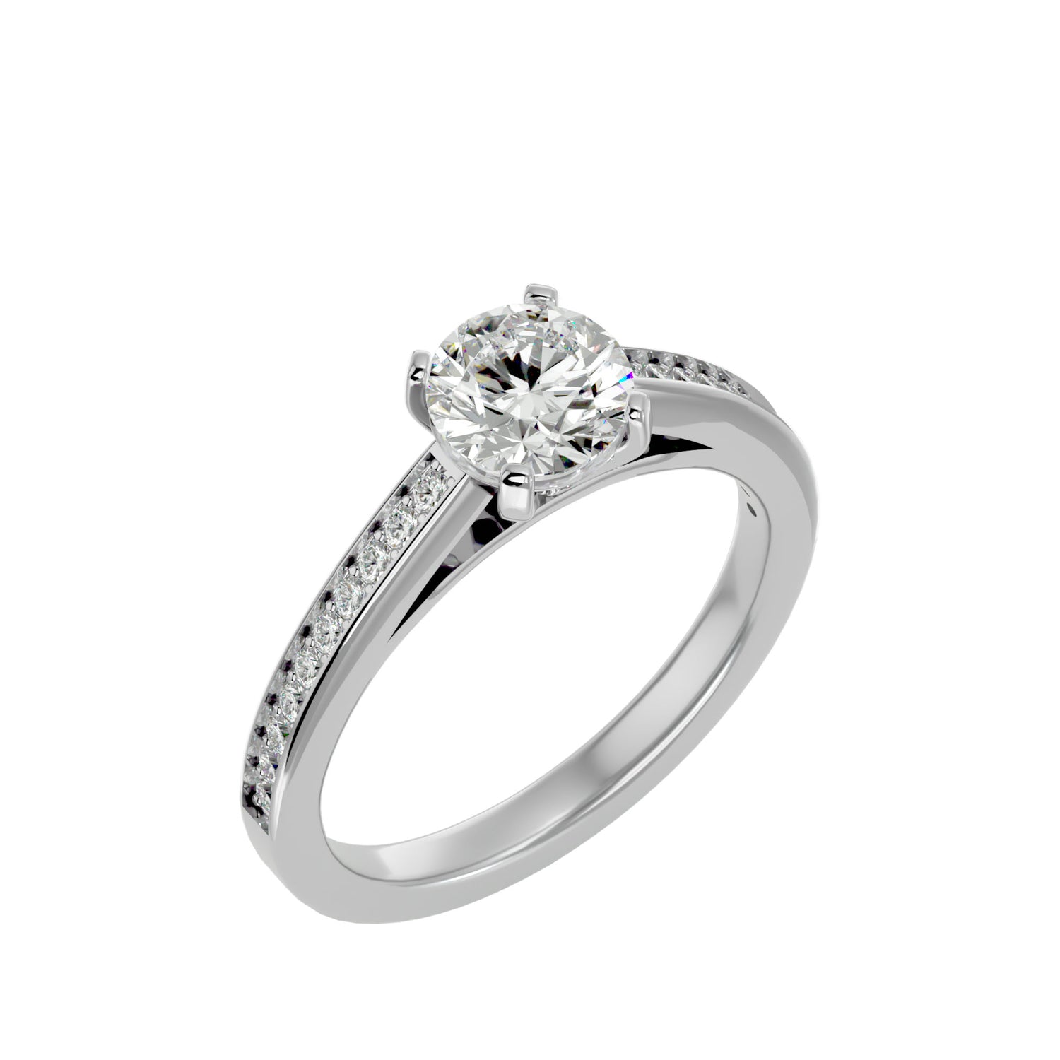 Kenley Round Solitaire Ring