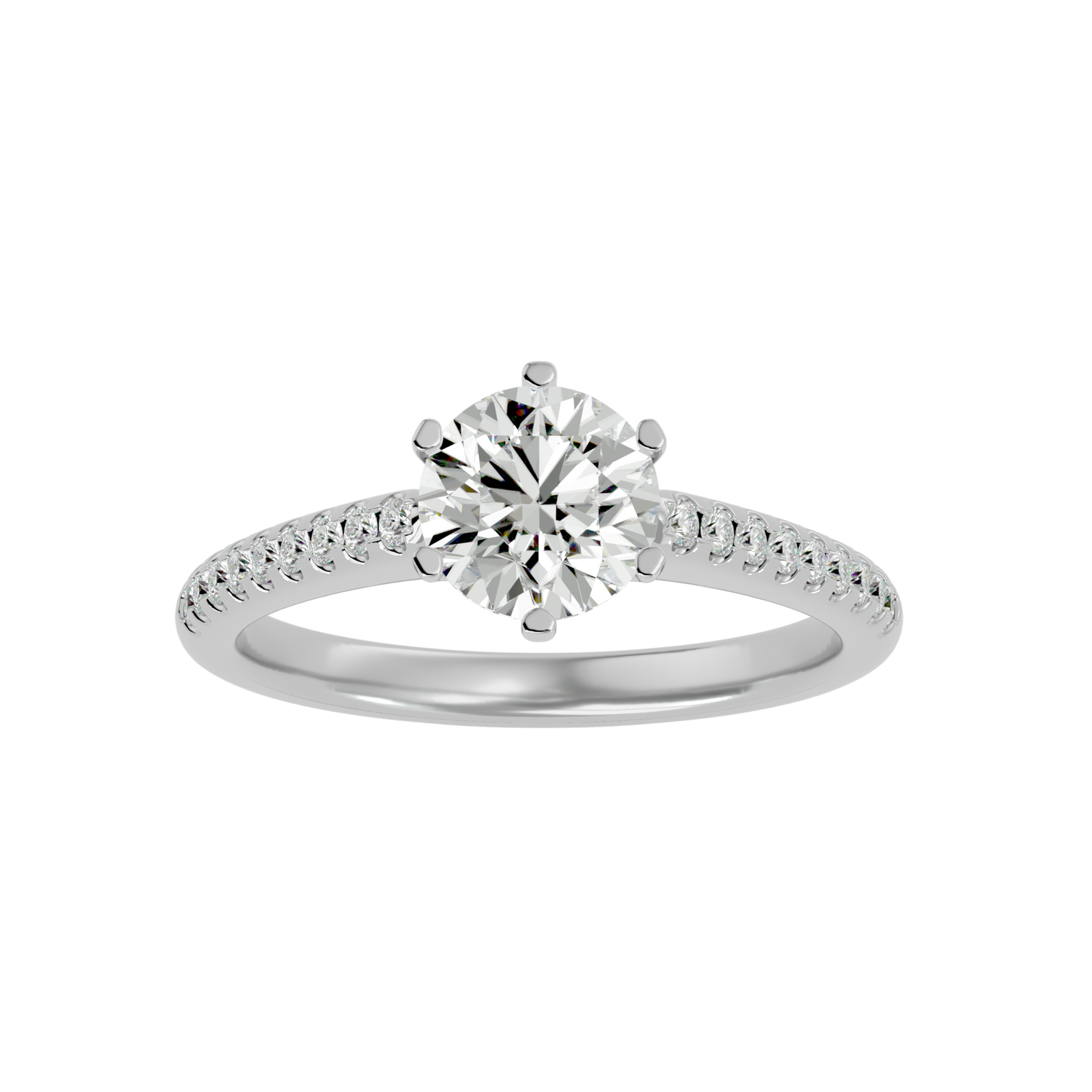 Kaelyn Round Solitaire Ring