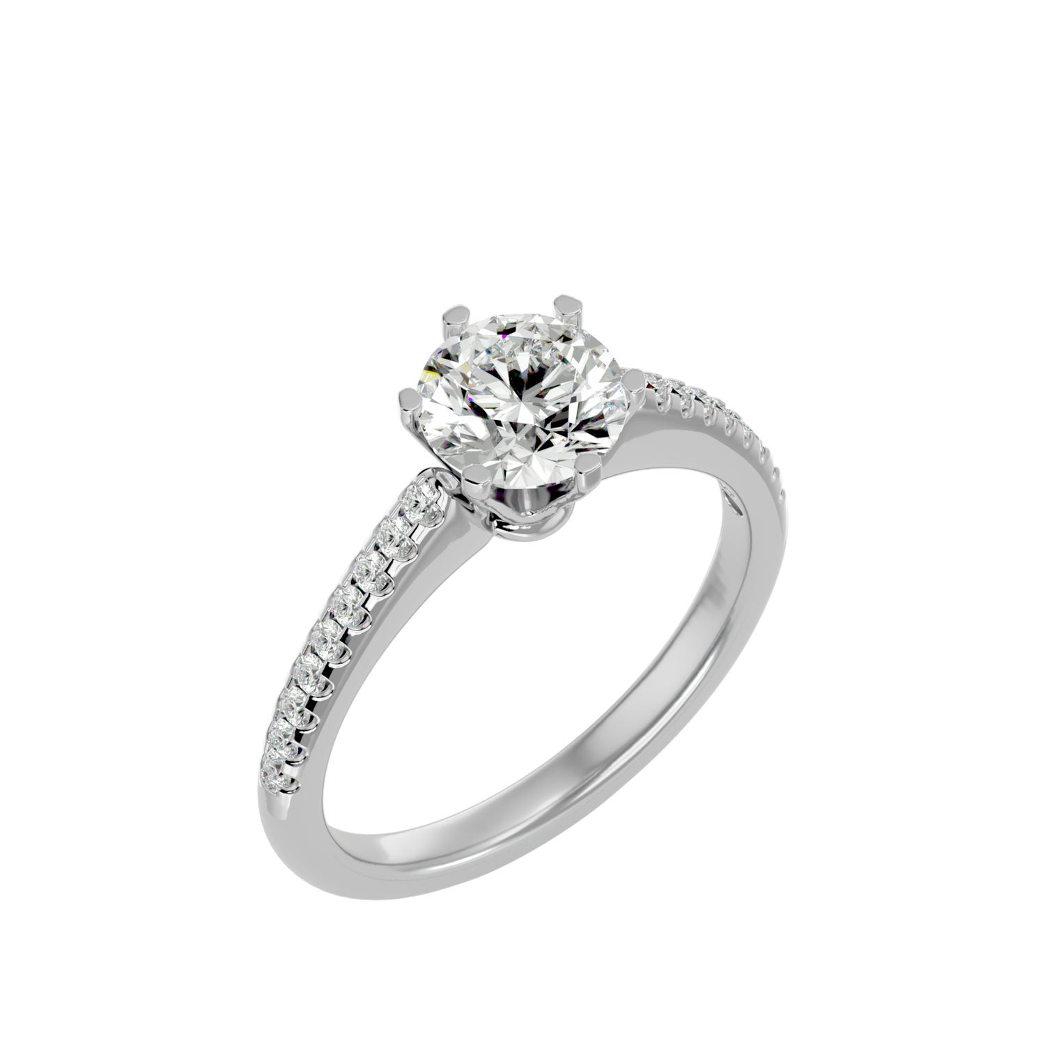 Kaelyn Round Solitaire Ring