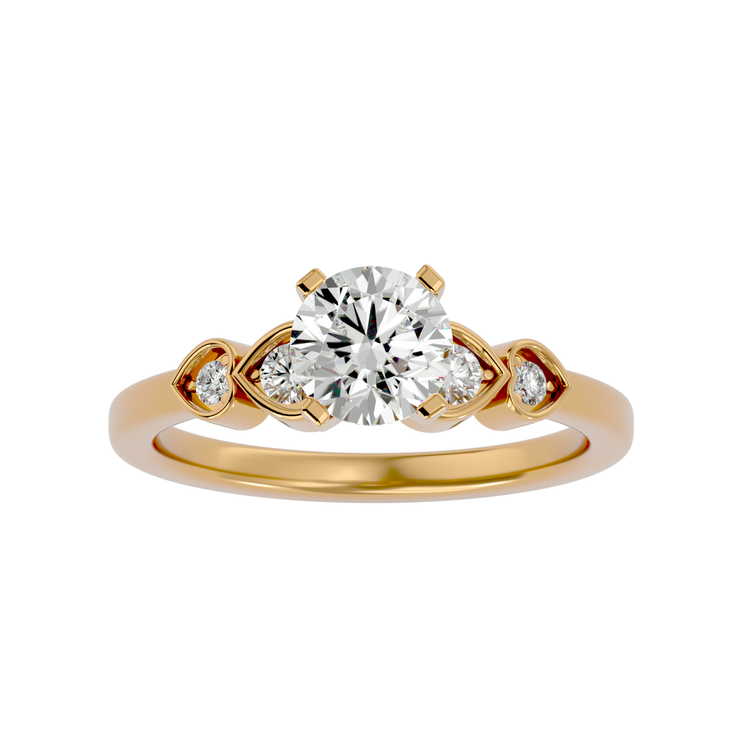 Etta Round Solitaire Ring