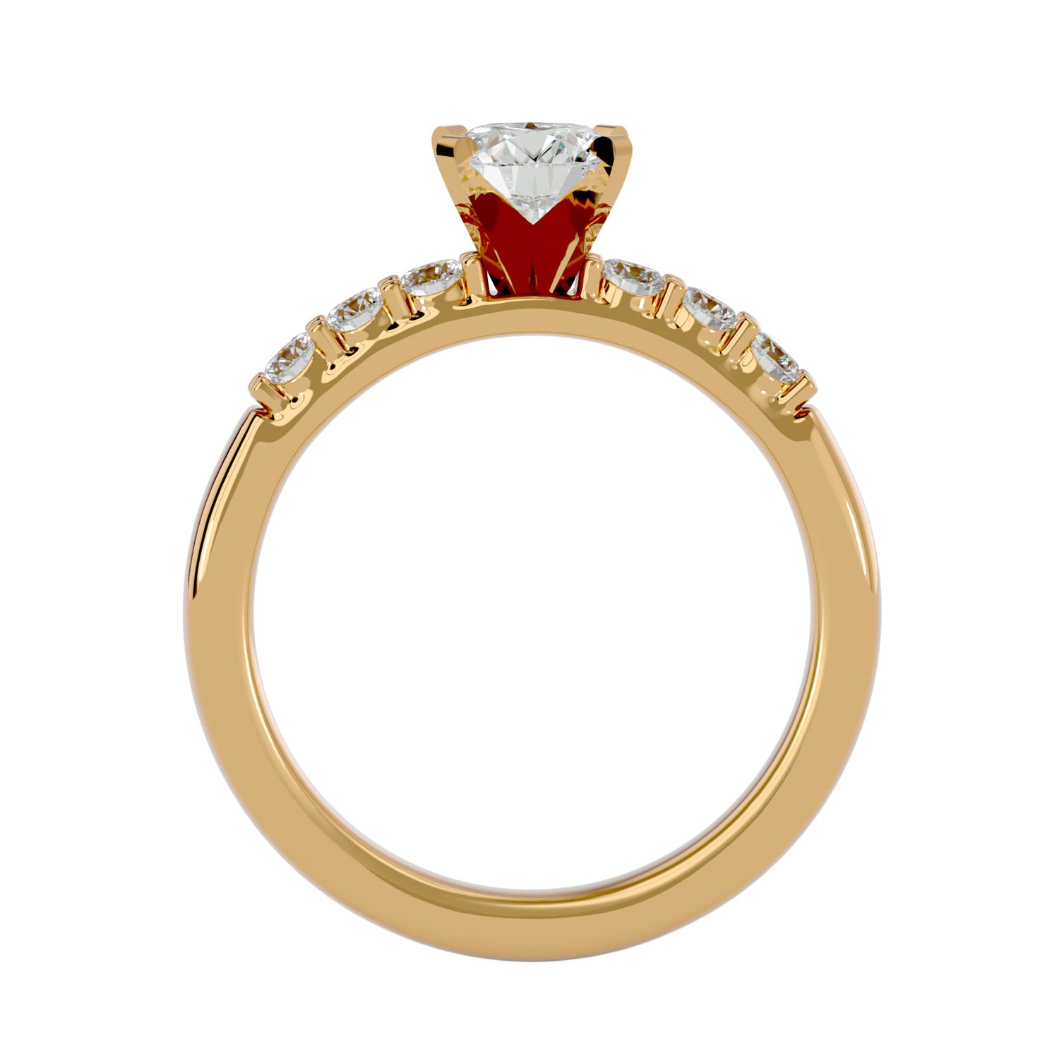 Hadleigh Round Solitaire Ring