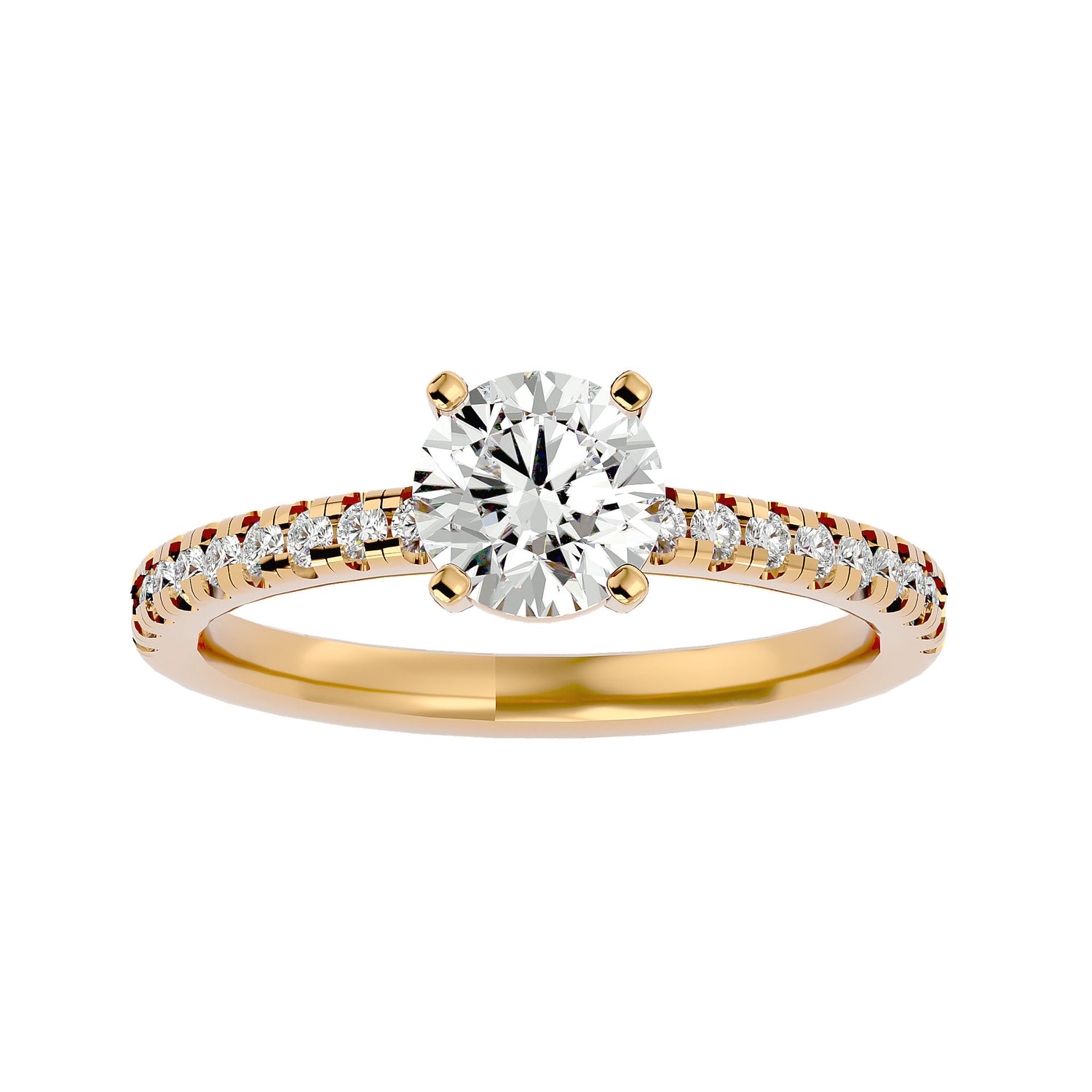 Joselyn Round Solitaire Ring