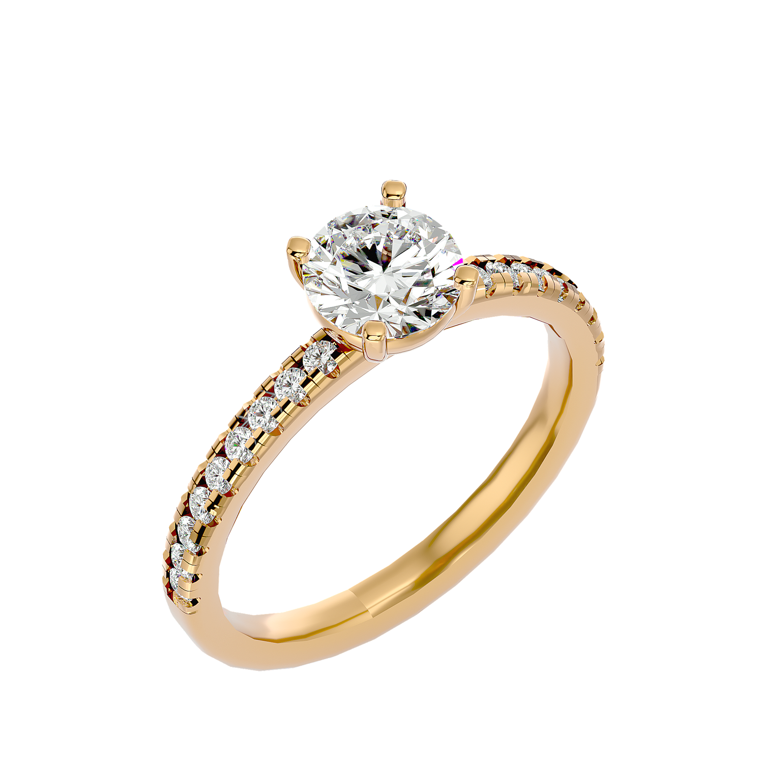 Joselyn Round Solitaire Ring