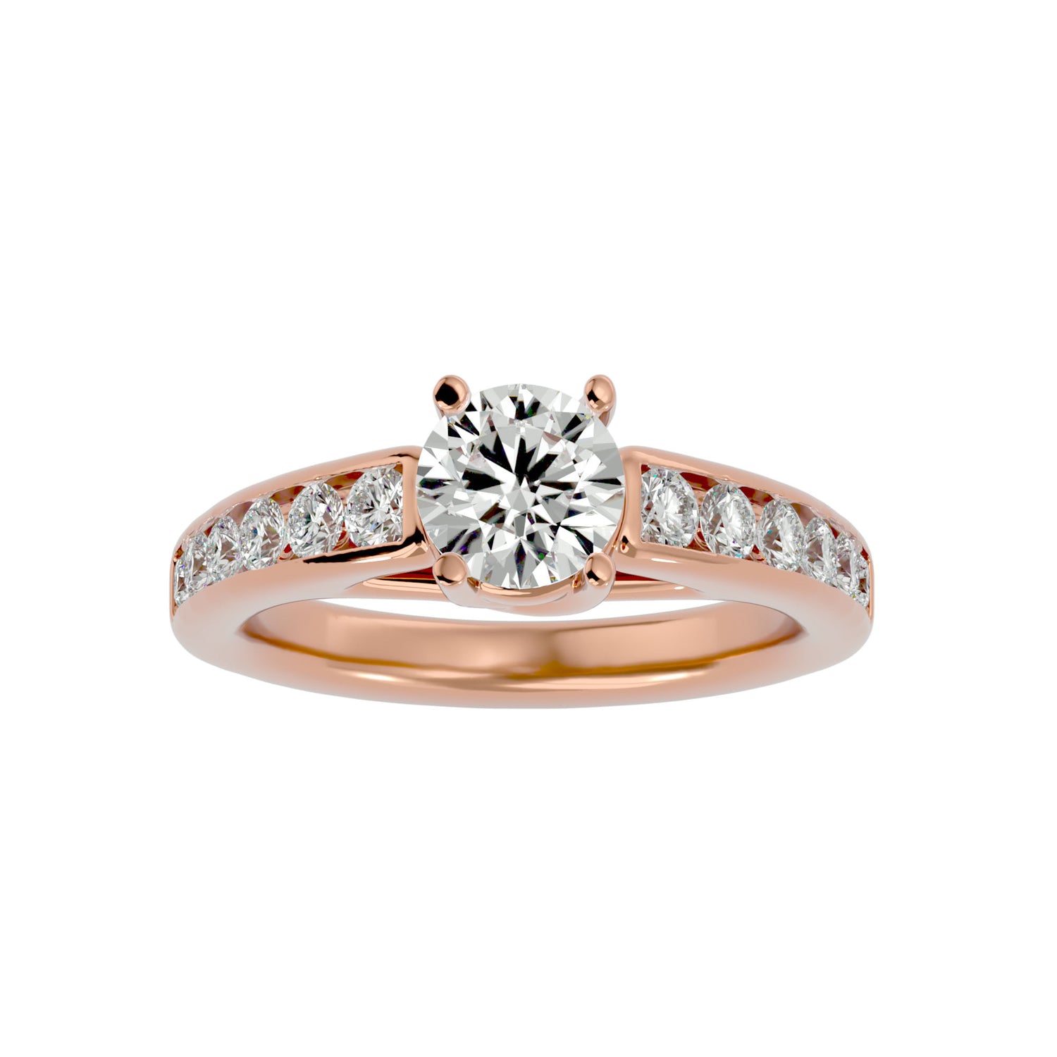 Luella Round Solitaire Ring