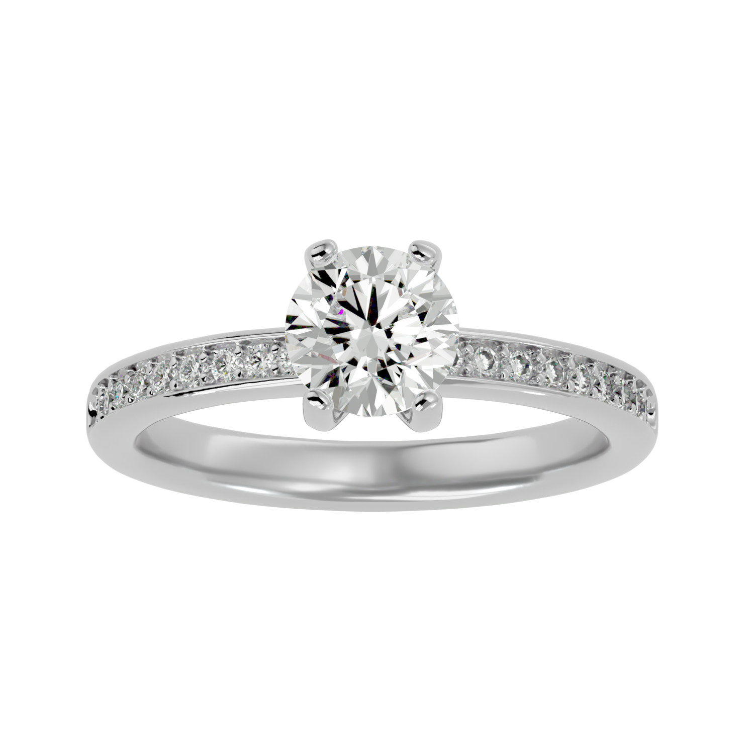 Annalee Round Solitaire Ring