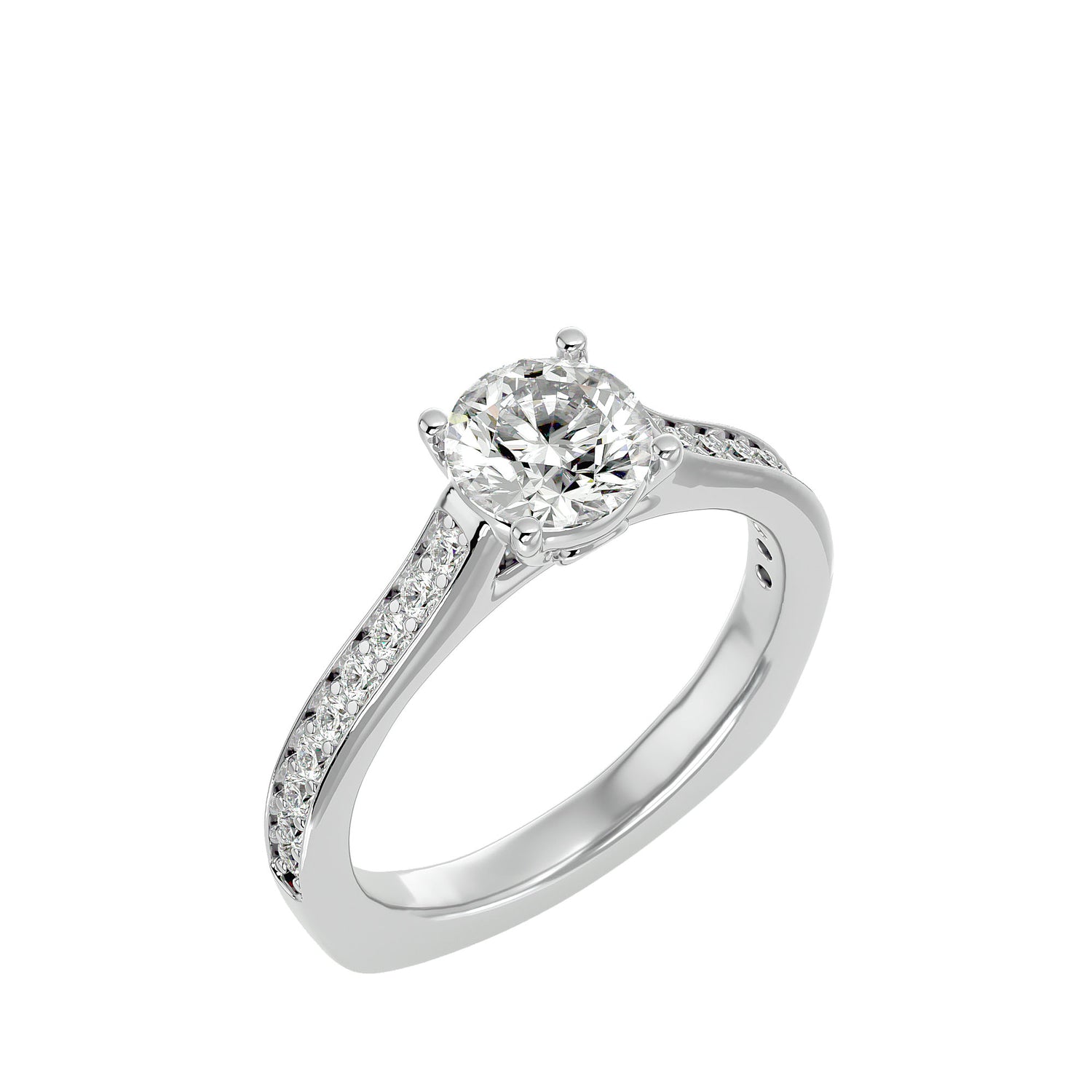 Jaylee Round Solitaire Ring