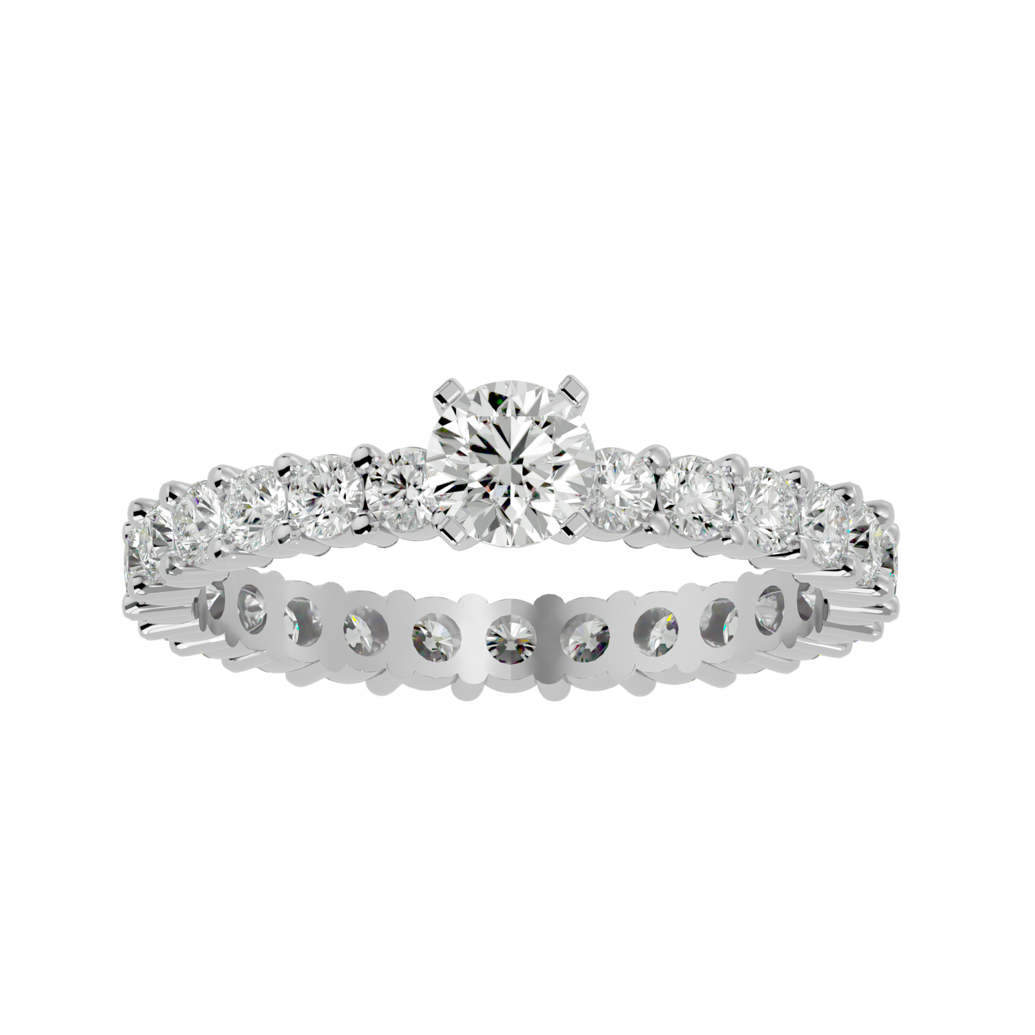 Alisha Round Solitaire Ring