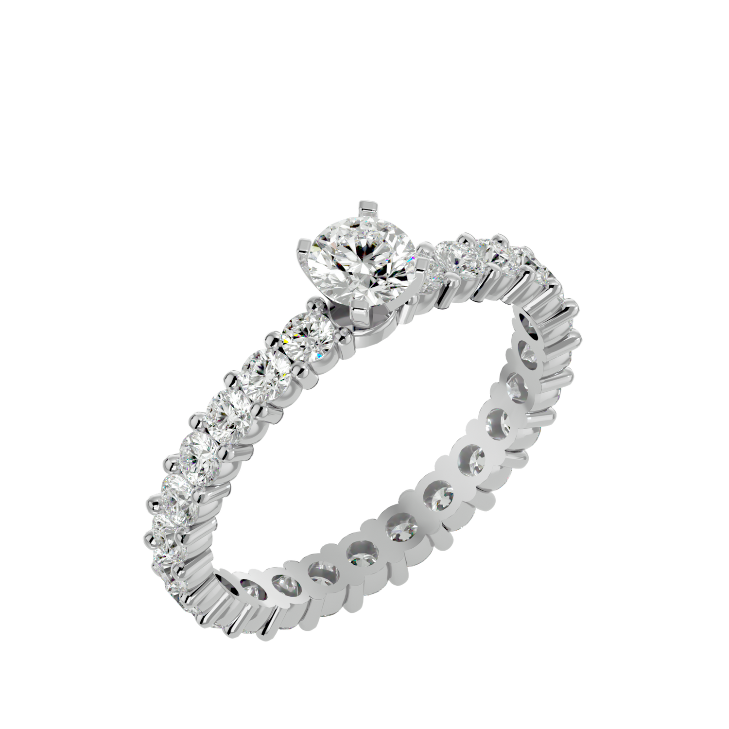 Alisha Round Solitaire Ring