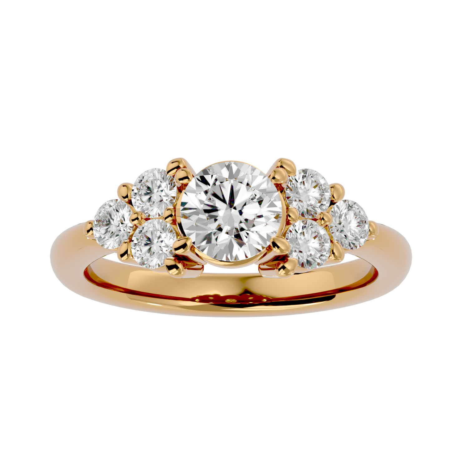 Amia Round Solitaire Ring