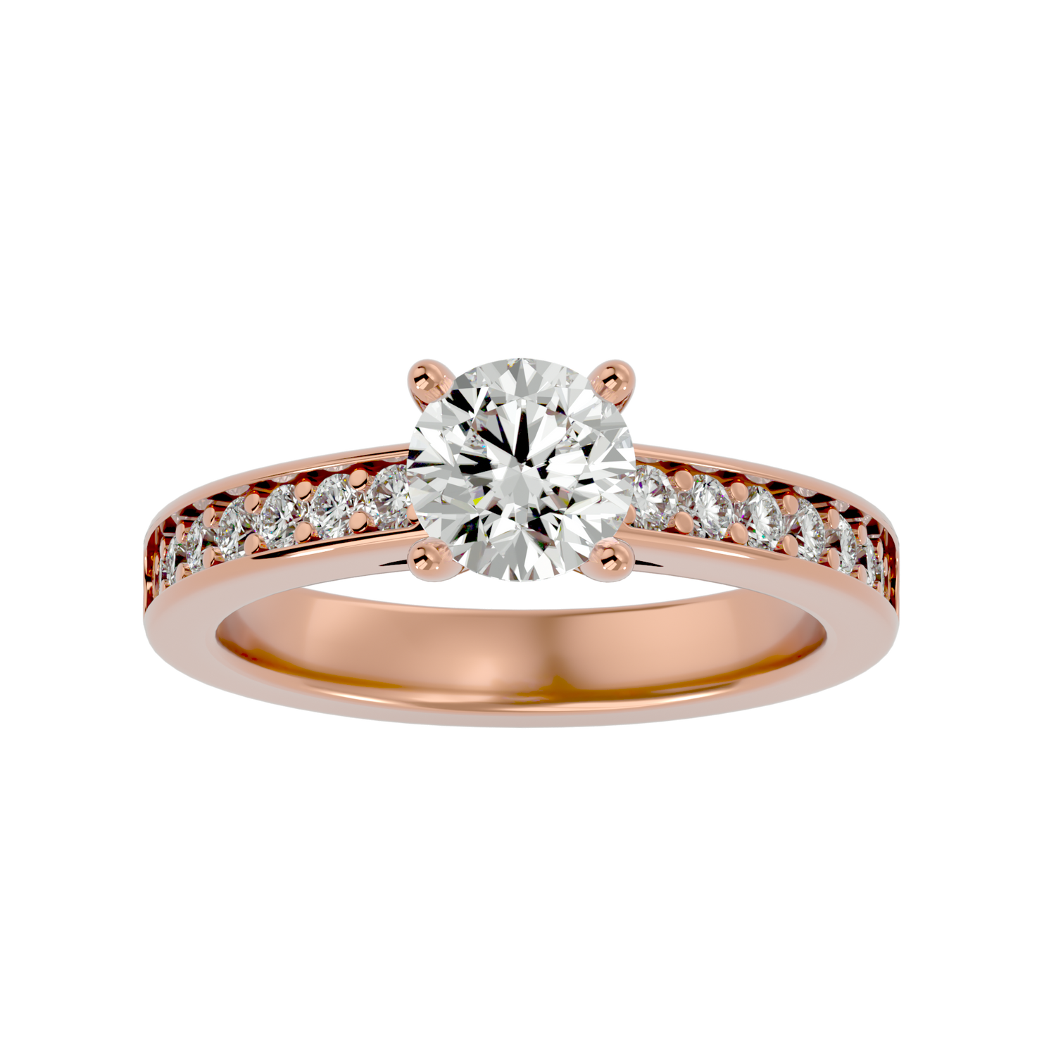 Bellamy Round Solitaire Ring