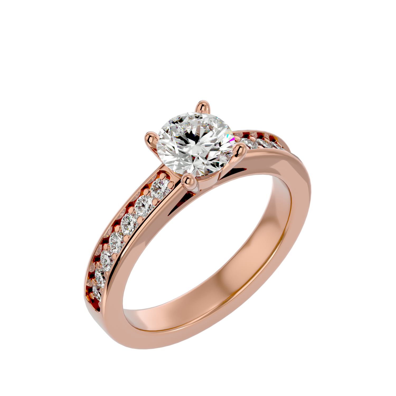 Bellamy Round Solitaire Ring