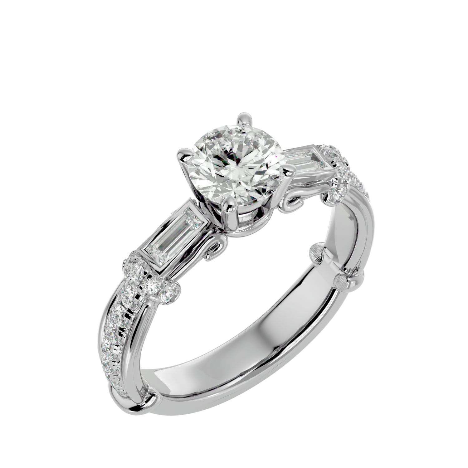 Giana Round Solitaire Ring