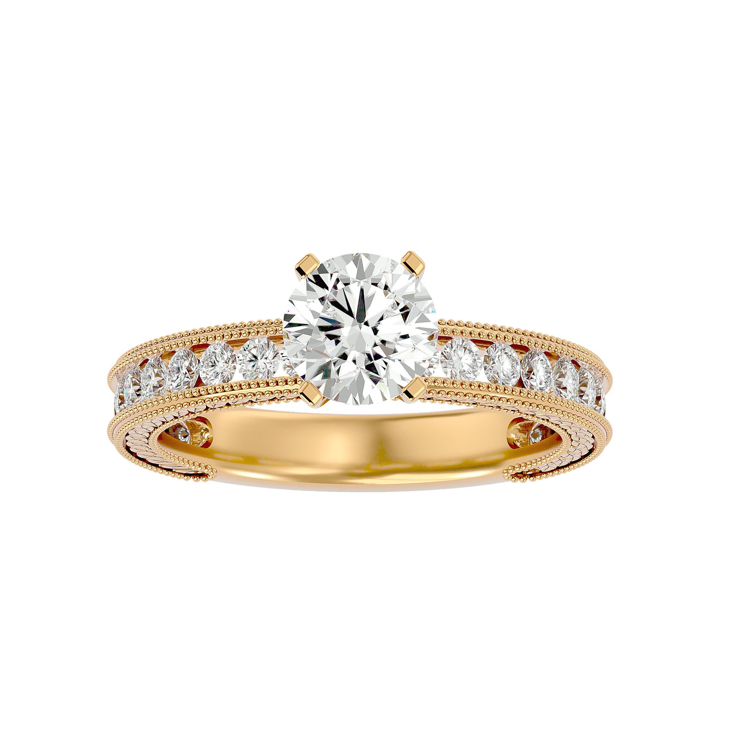 Wendy Round Solitaire Ring