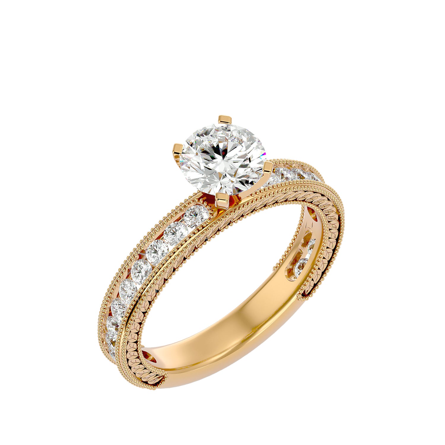 Wendy Round Solitaire Ring