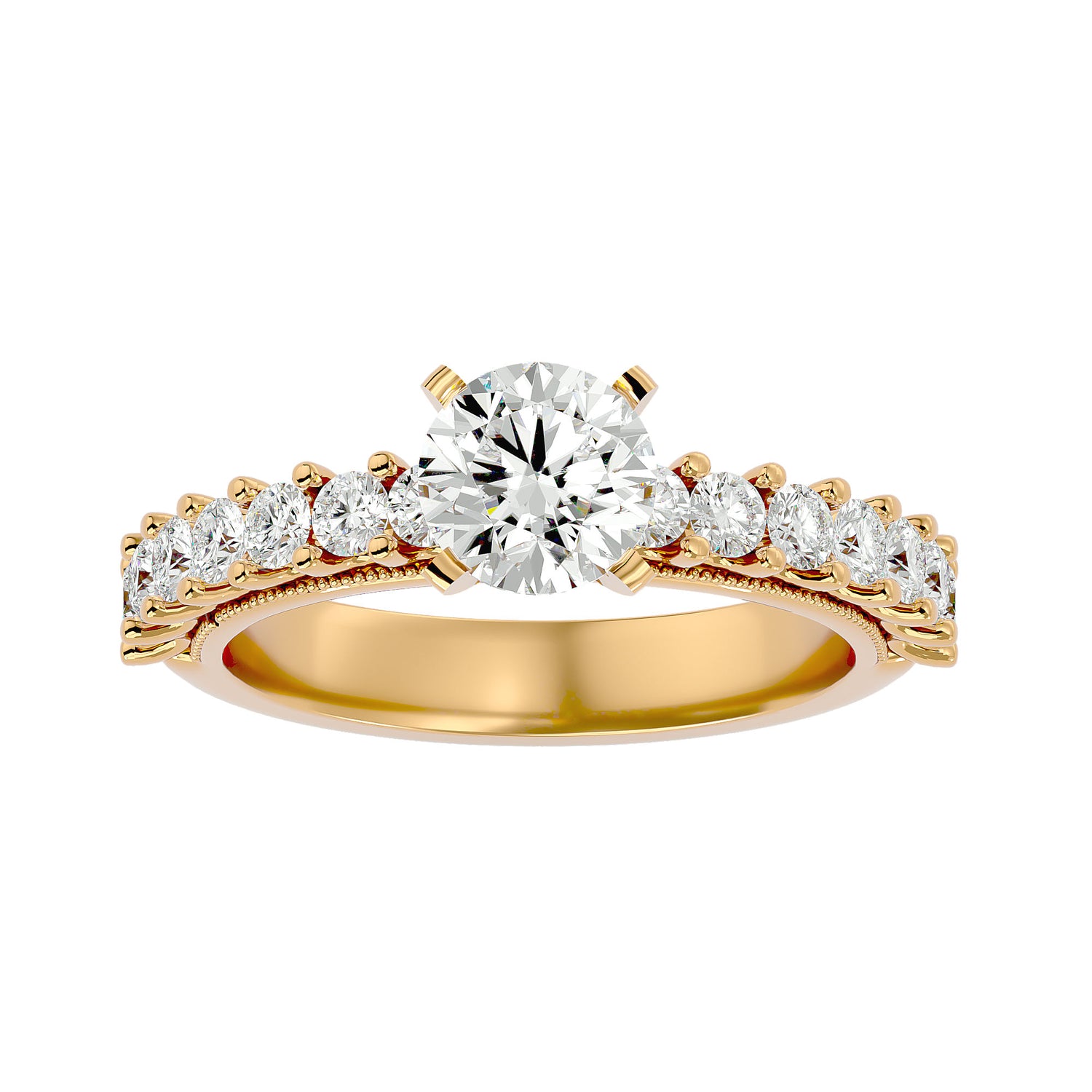 Margo Round Solitaire Ring