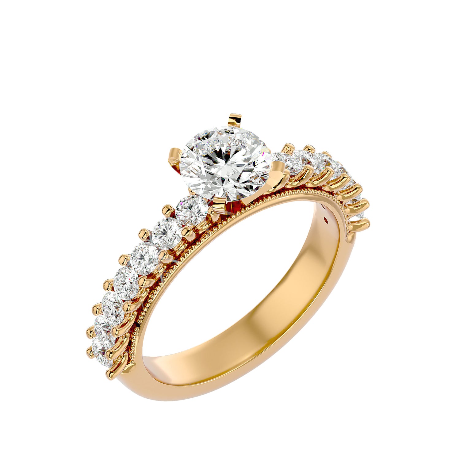 Margo Round Solitaire Ring
