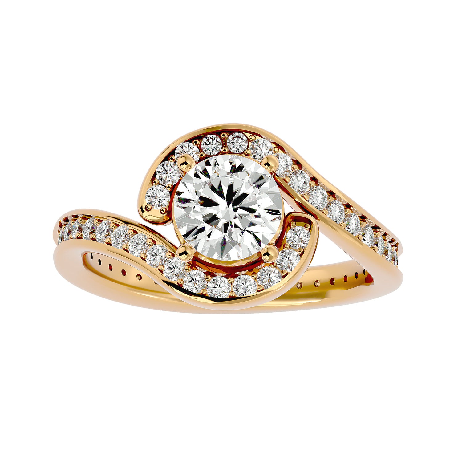 Naya Round Solitaire Ring