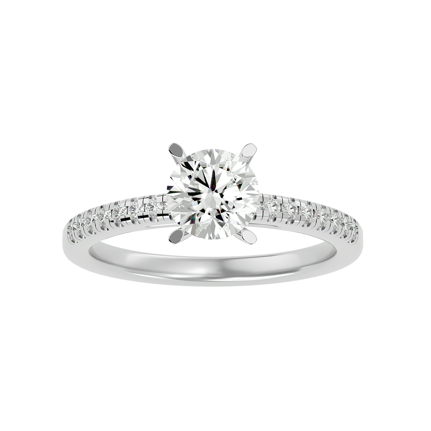 Robin Round Solitaire Ring