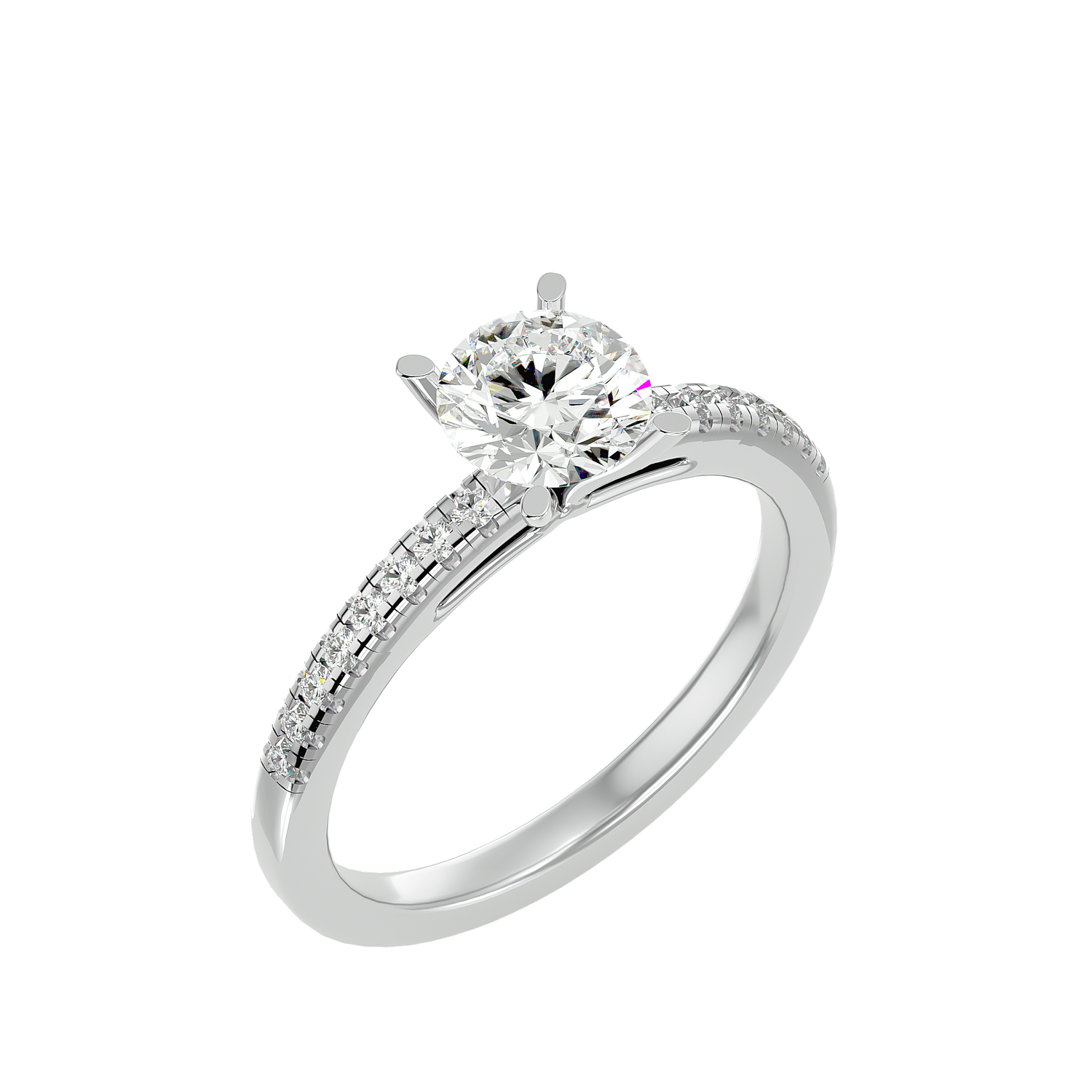 Robin Round Solitaire Ring