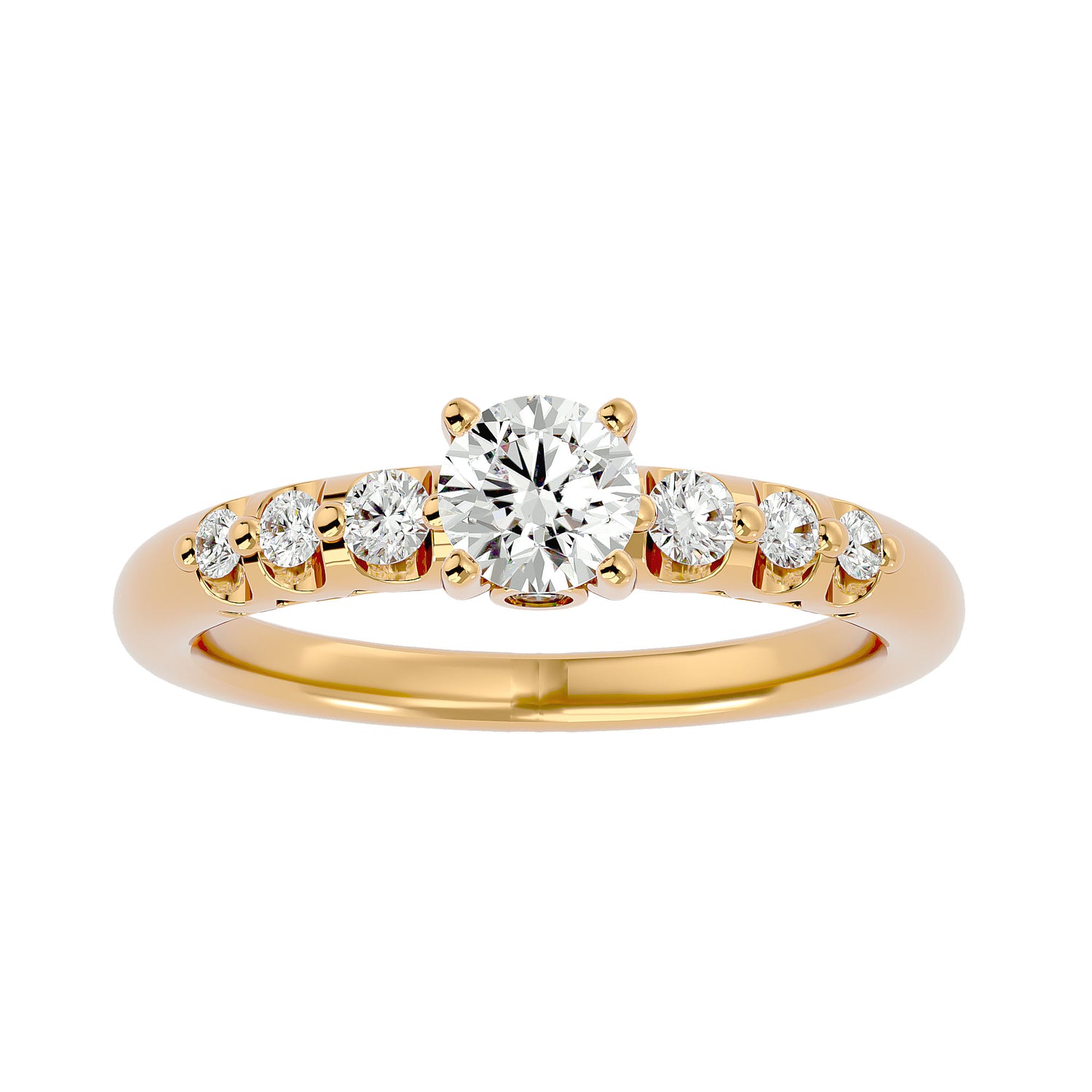 Sandra Round Solitaire Ring