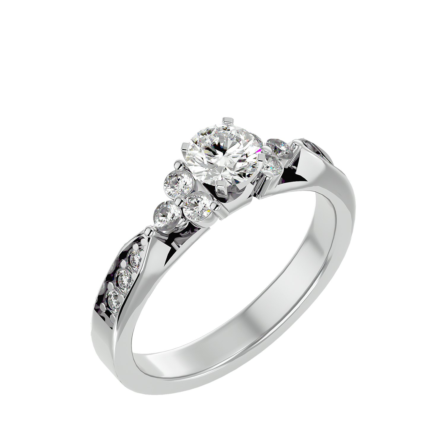 Waverly Round Solitaire Ring
