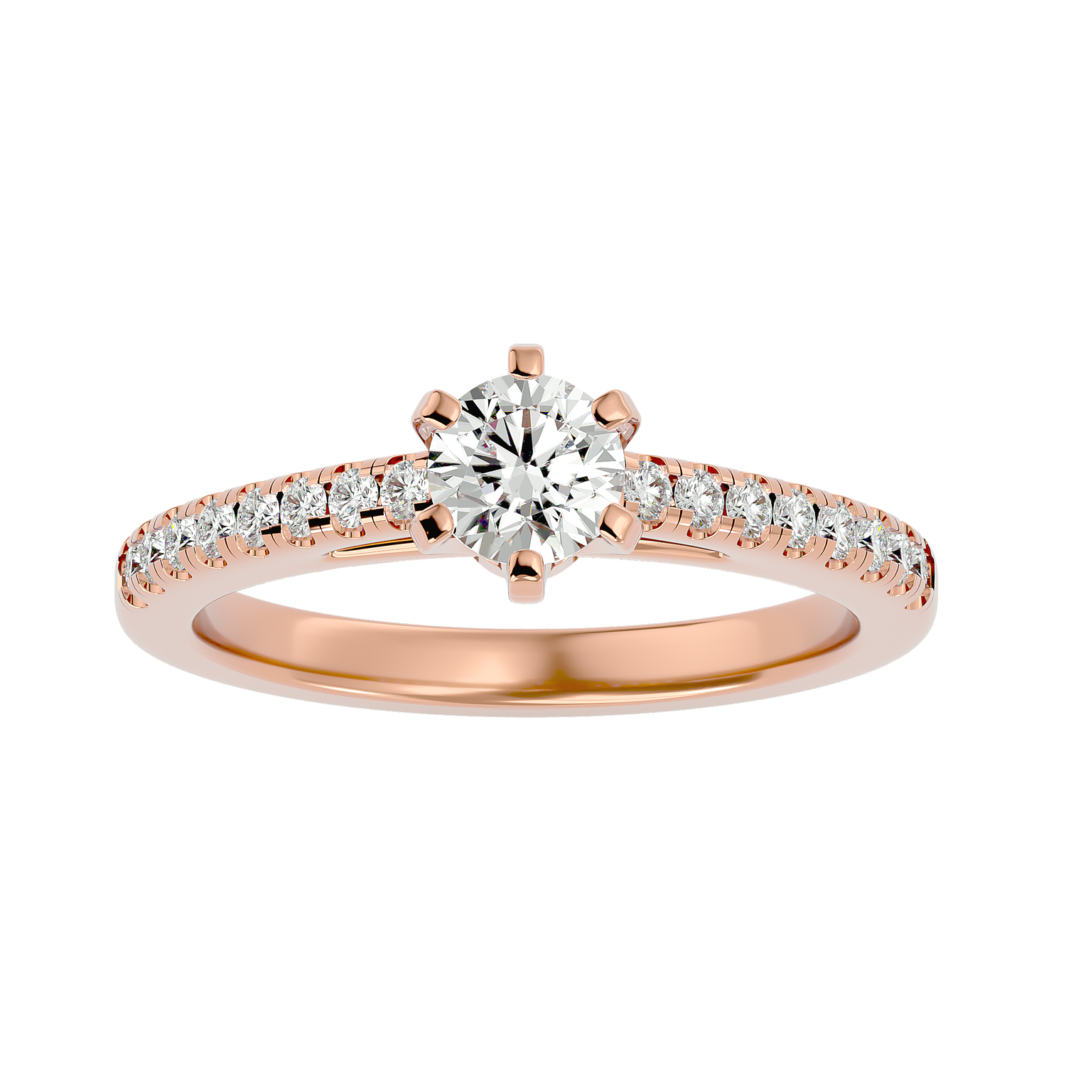 Janessa Round Solitaire Ring