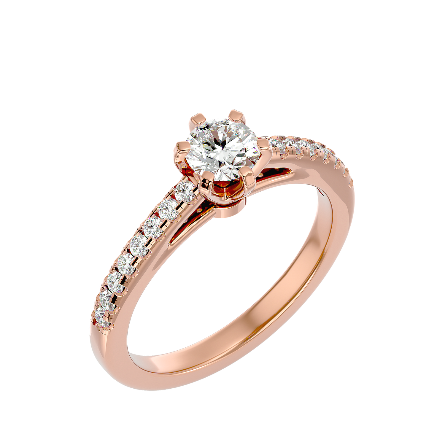 Janessa Round Solitaire Ring