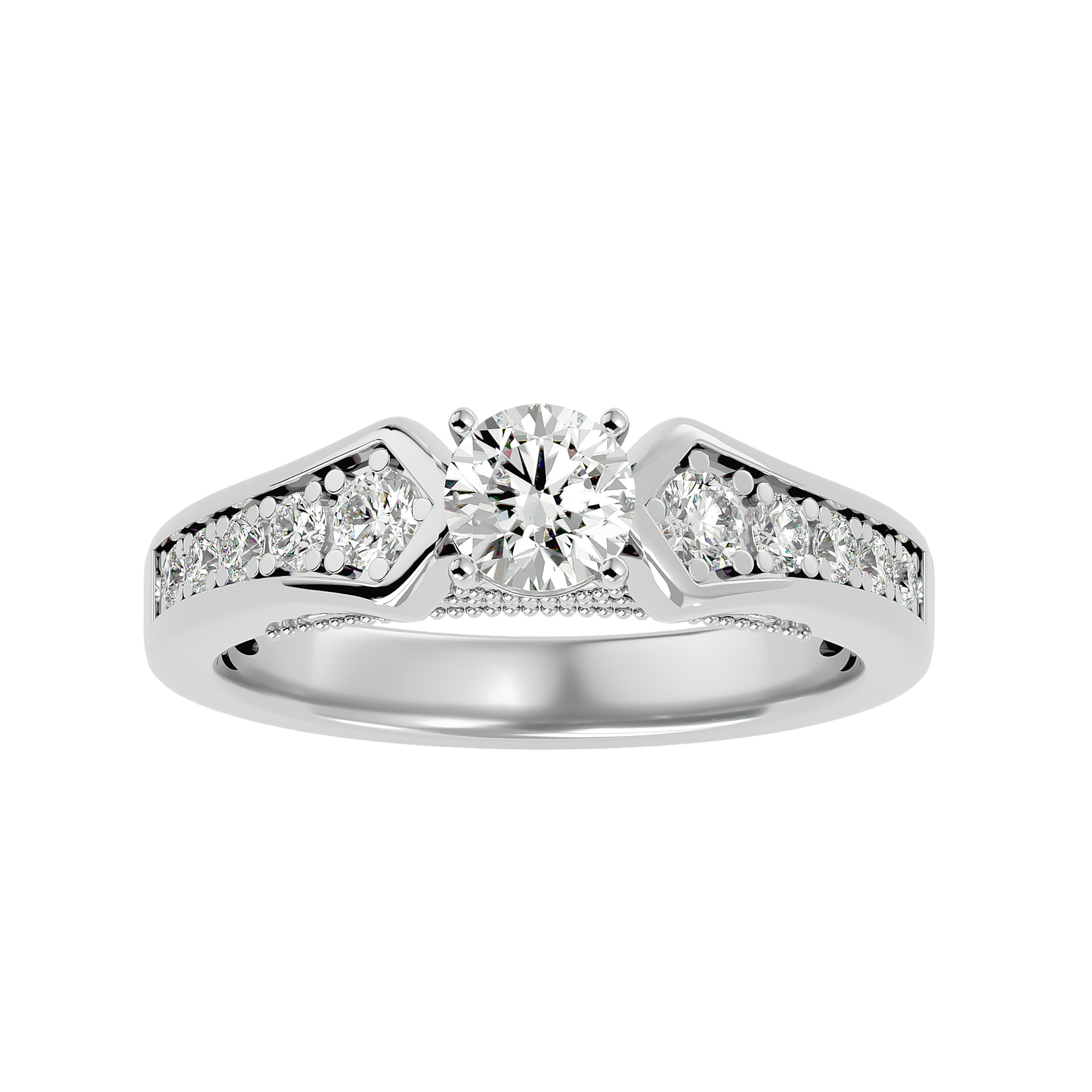 Jayden Round Solitaire Ring