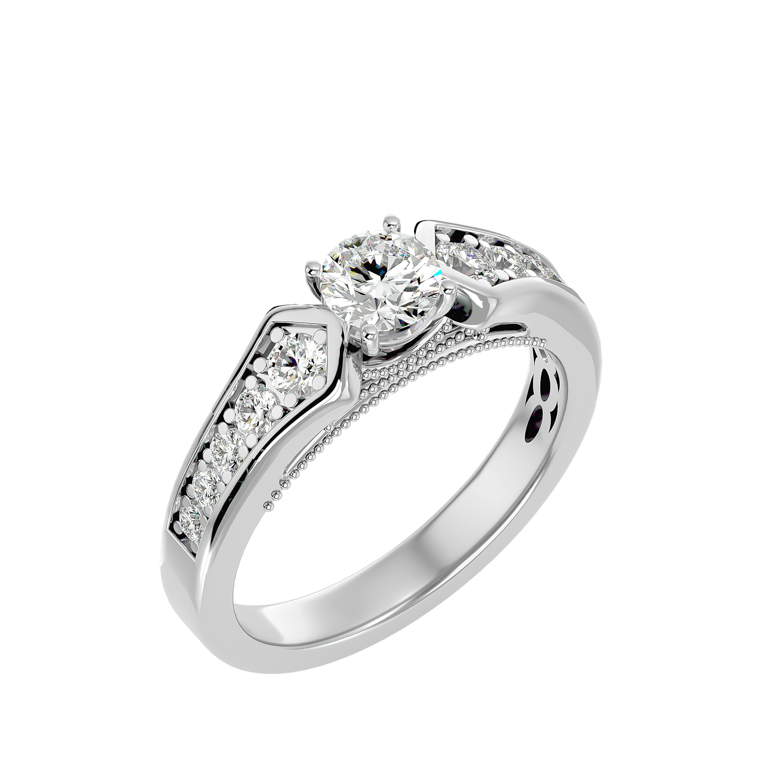 Jayden Round Solitaire Ring