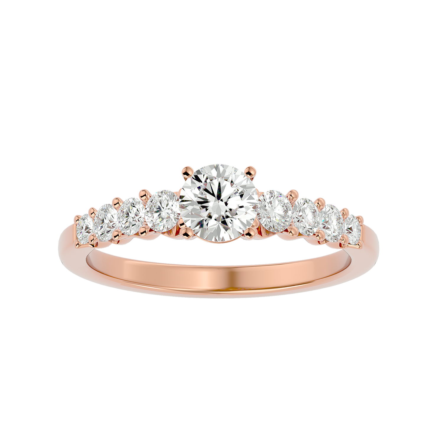 Micah Round Solitaire Ring