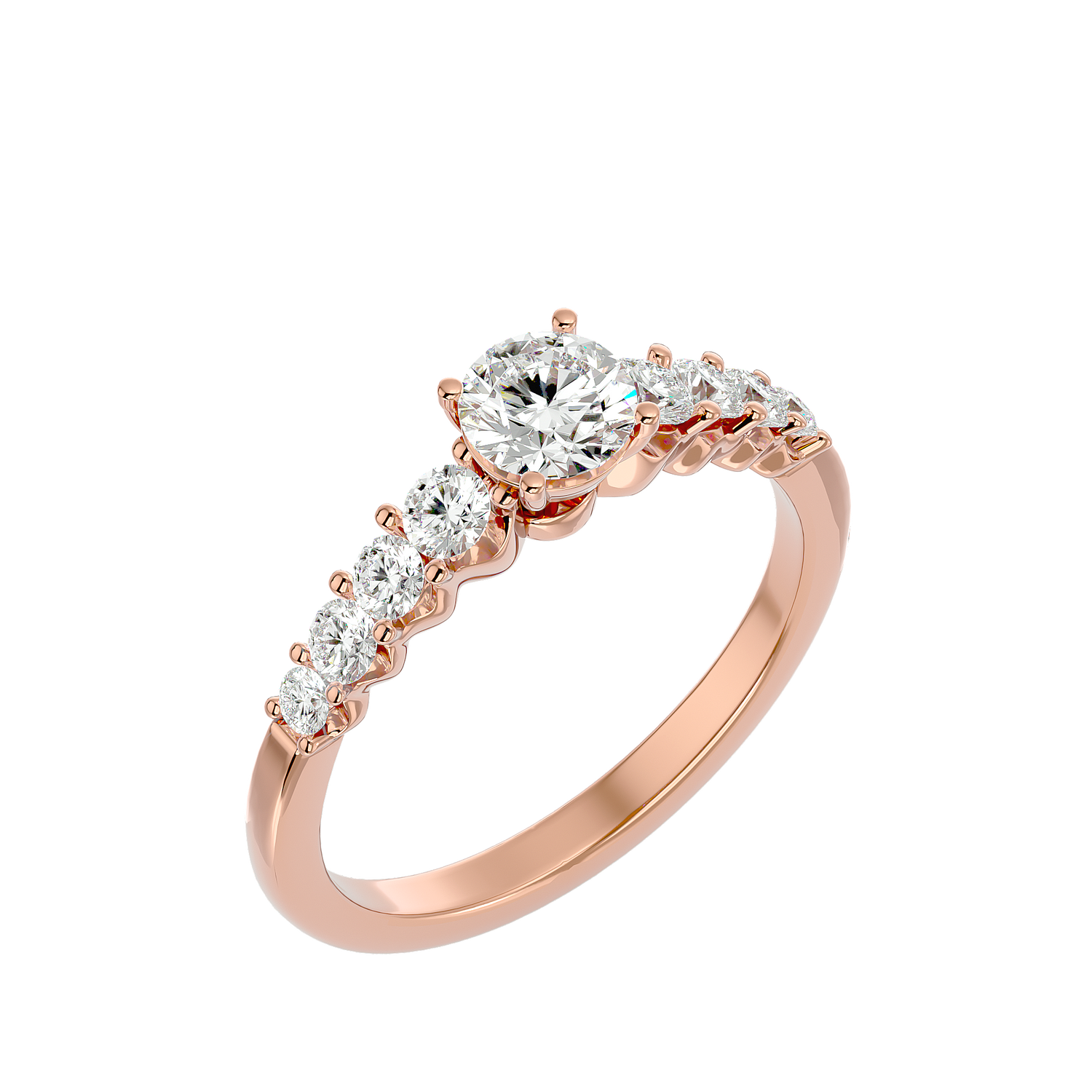 Micah Round Solitaire Ring