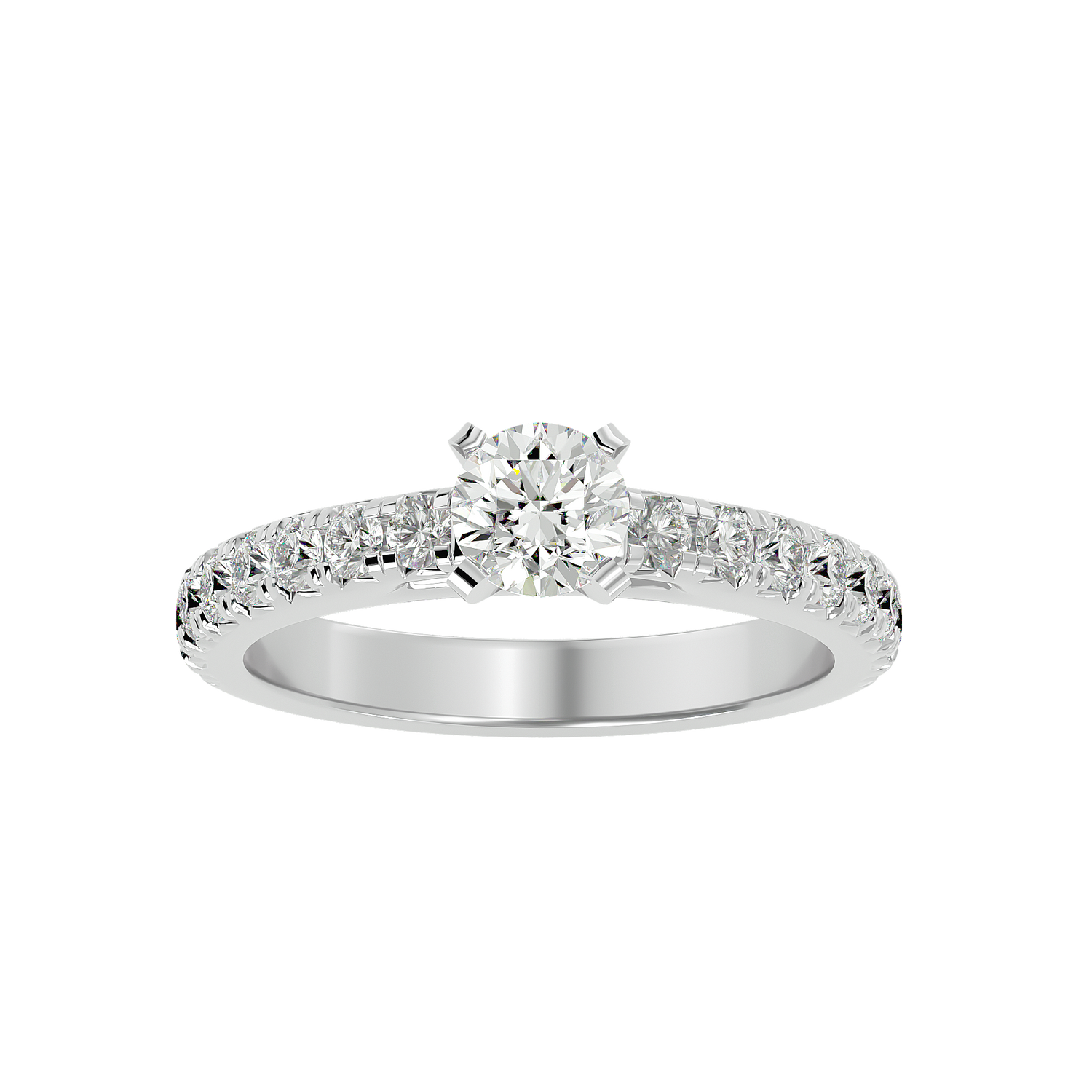 Ann Round Solitaire Ring