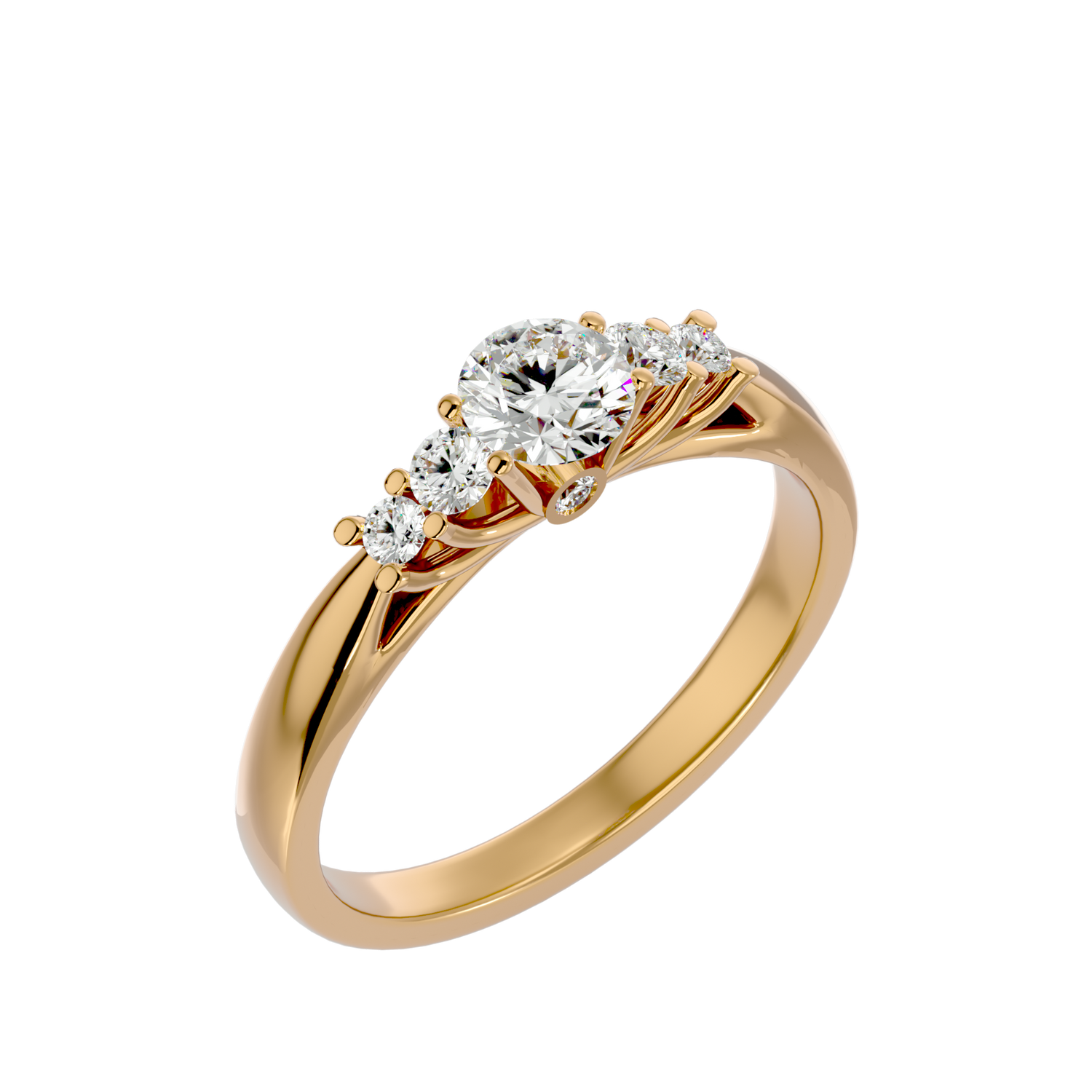 Ingrid Round Solitaire Ring