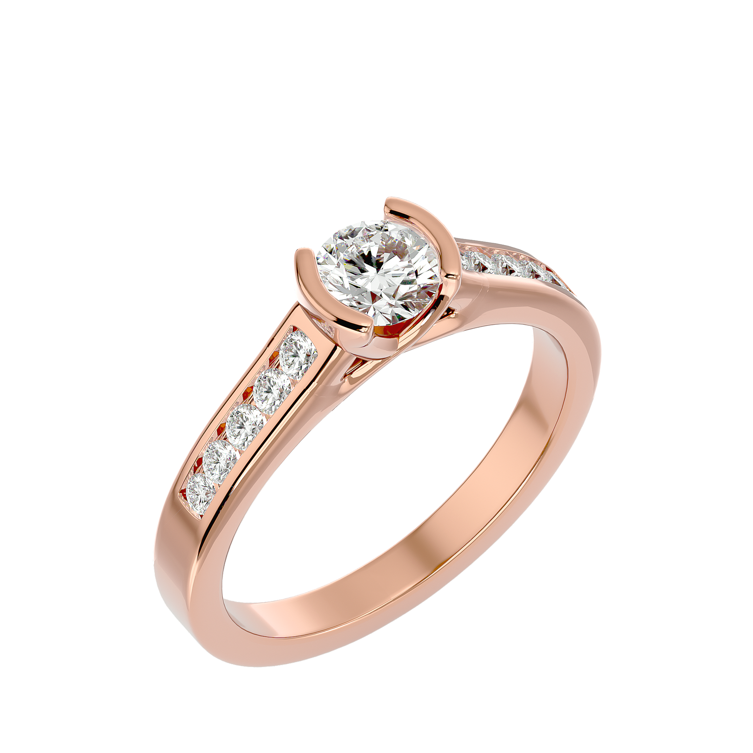 Emmarie Round Solitaire Ring