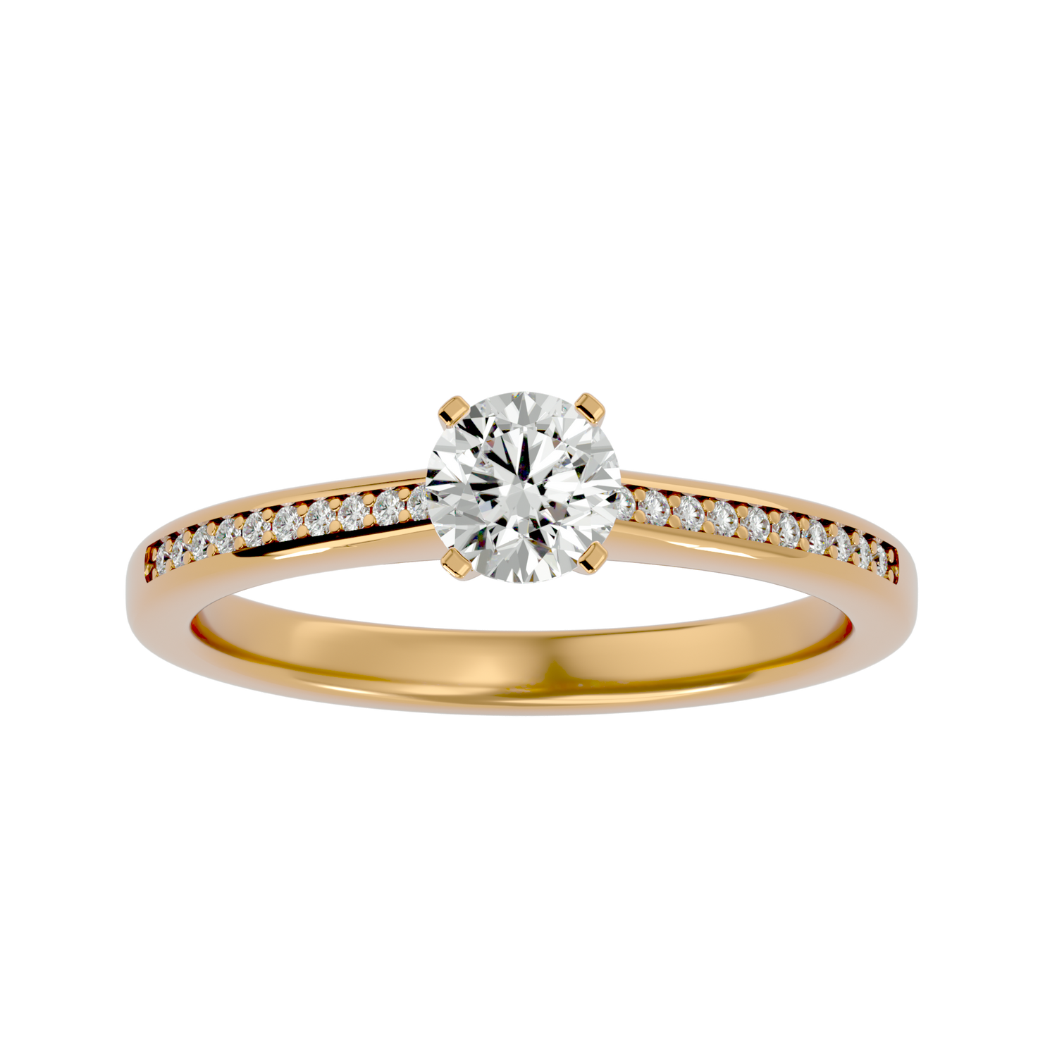 Clarissa Round Solitaire Ring