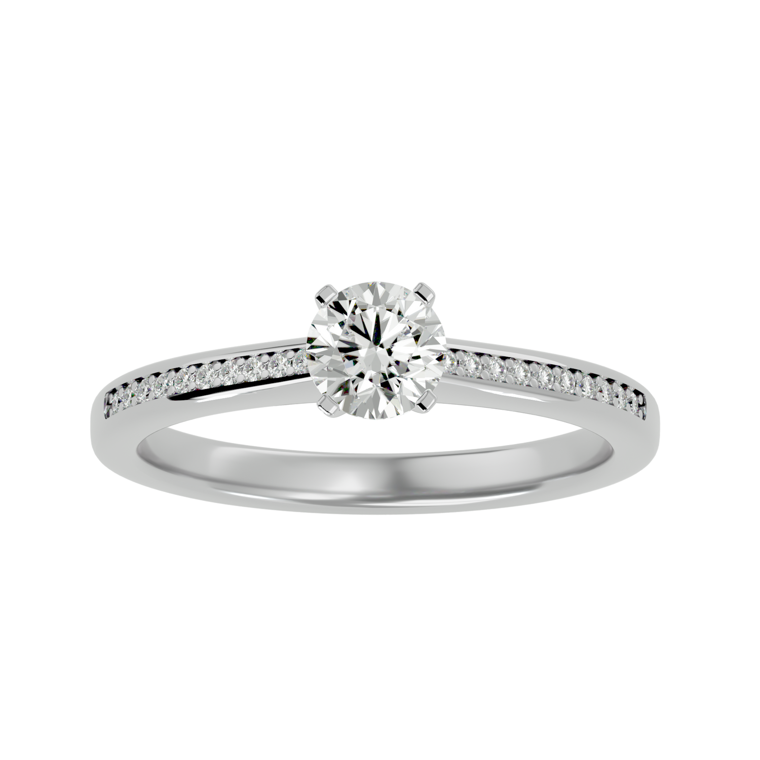 Clarissa Round Solitaire Ring