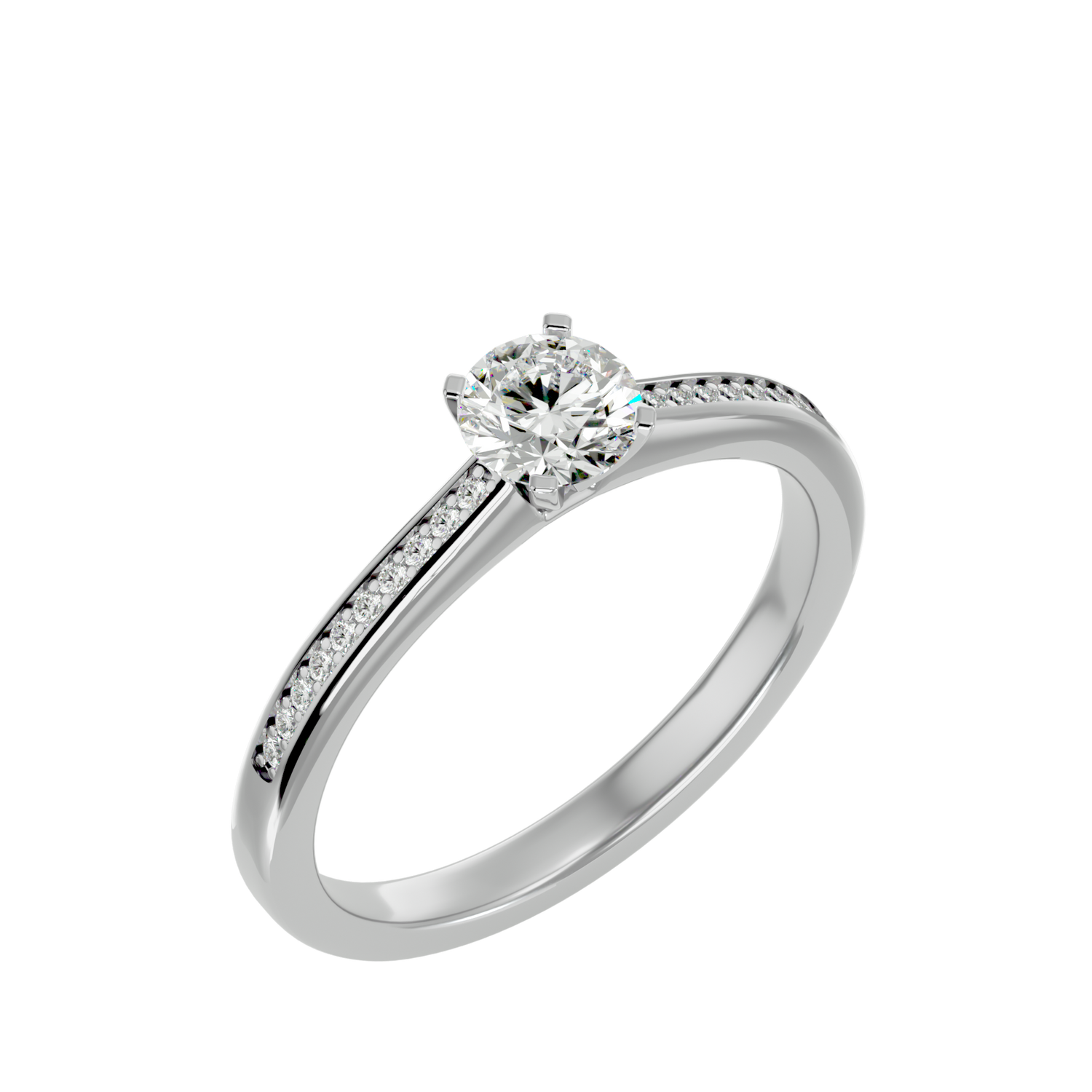 Kailyn Round Solitaire Ring