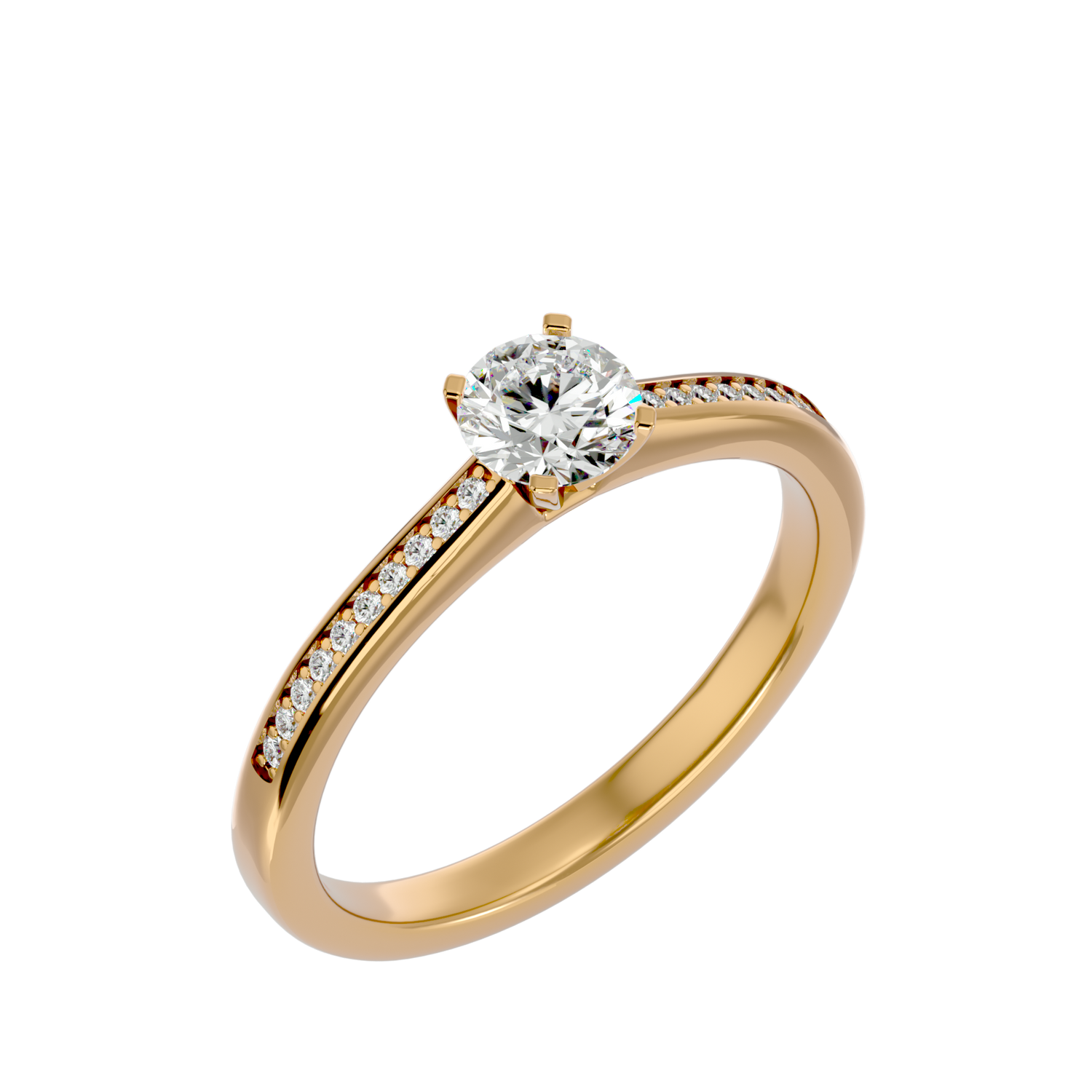 Clarissa Round Solitaire Ring