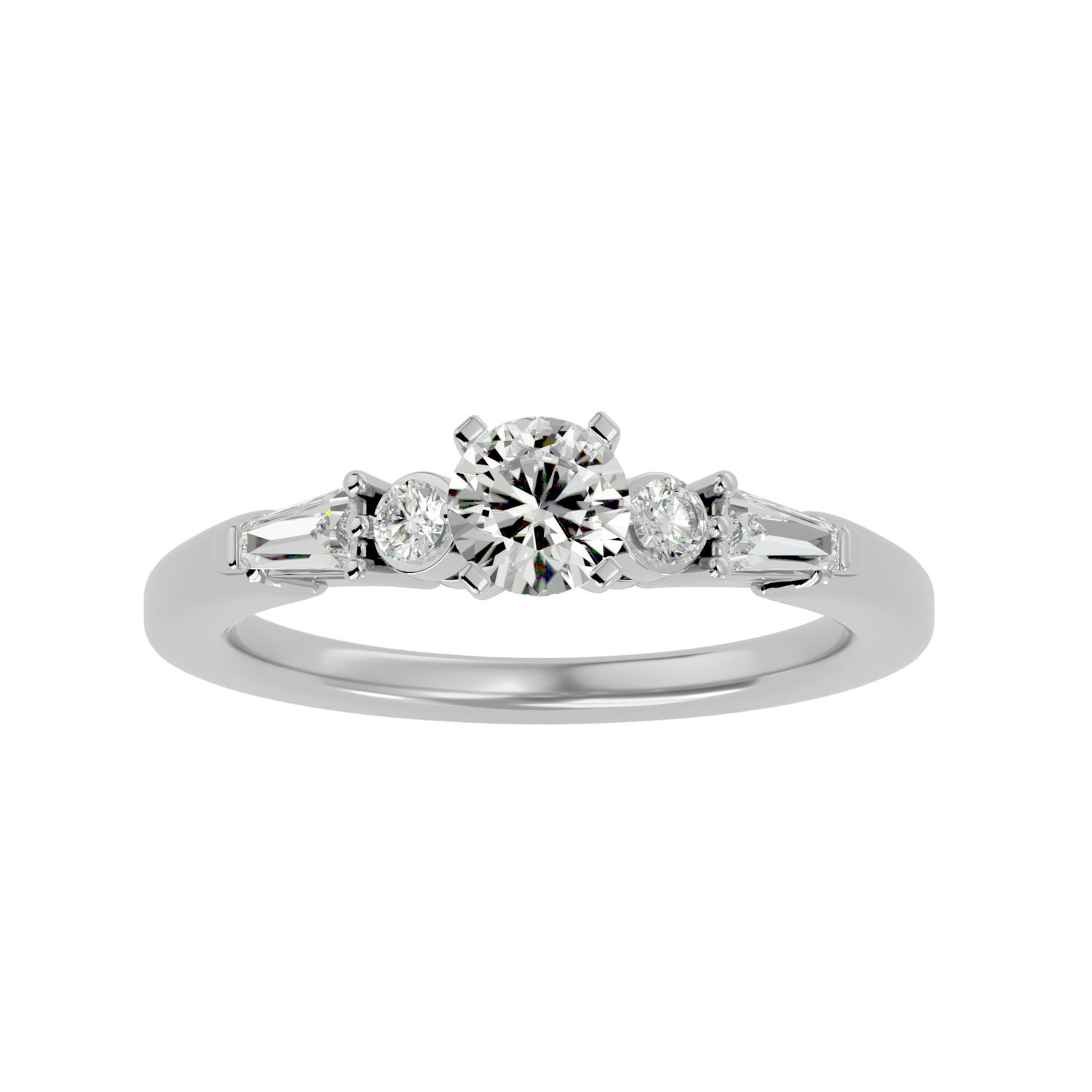 Amani Round Solitaire Ring