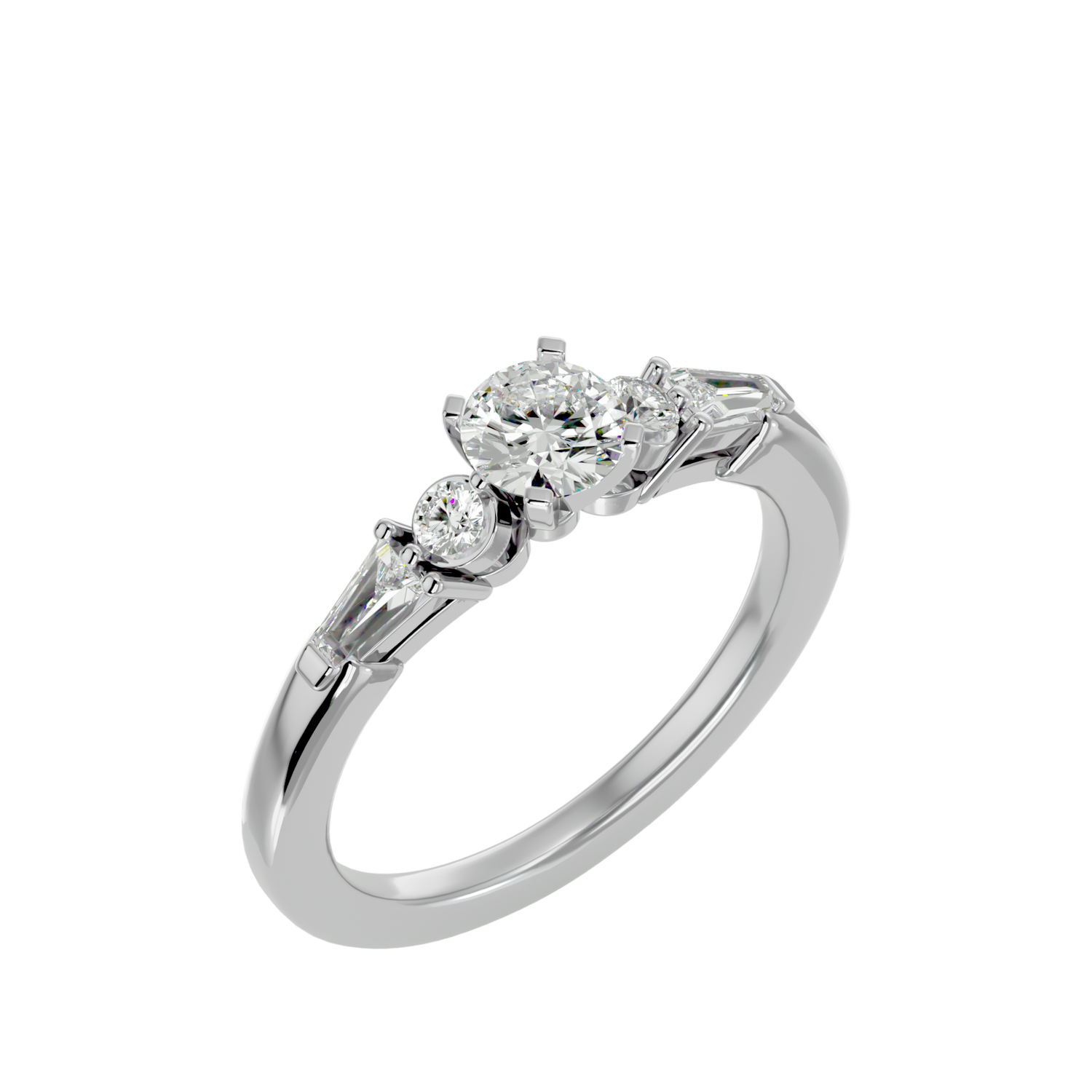 Amani Round Solitaire Ring