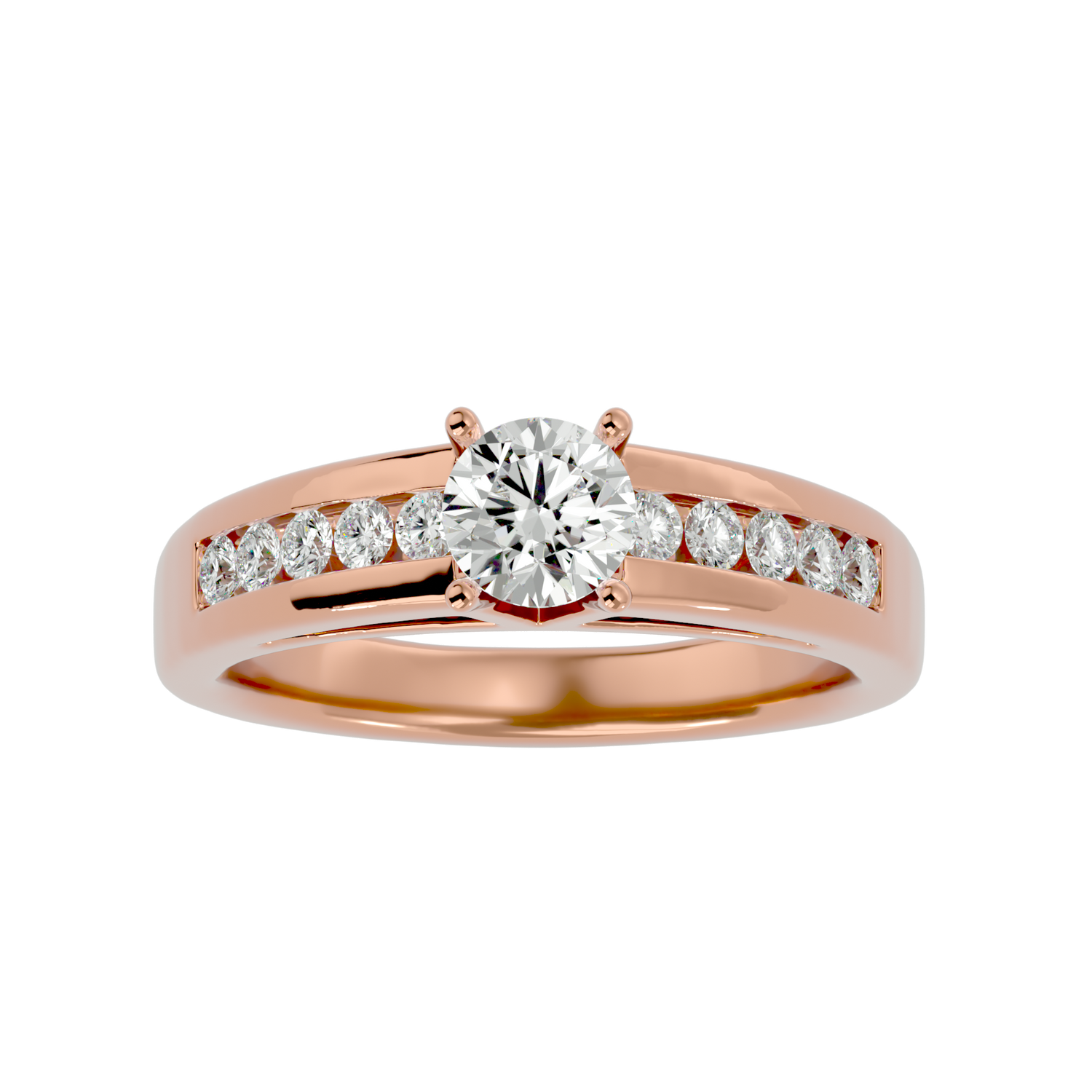 Whitley Round Solitaire Ring