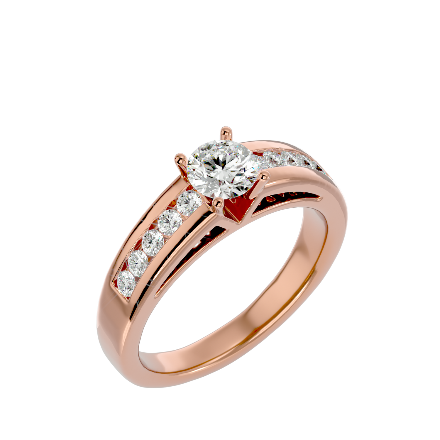 Whitley Round Solitaire Ring