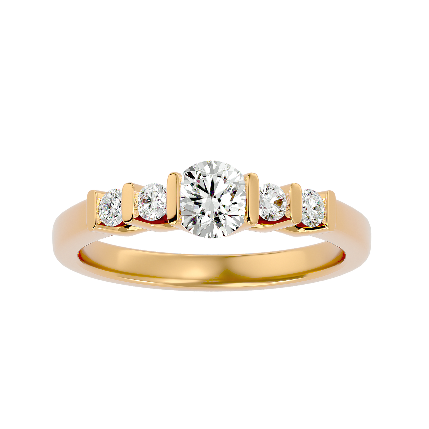 Kimora Round Solitaire Ring
