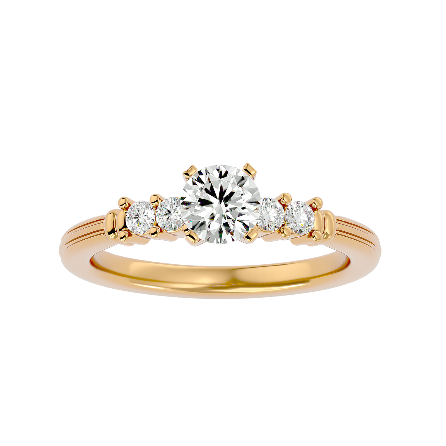 Maliah Round Solitaire Ring