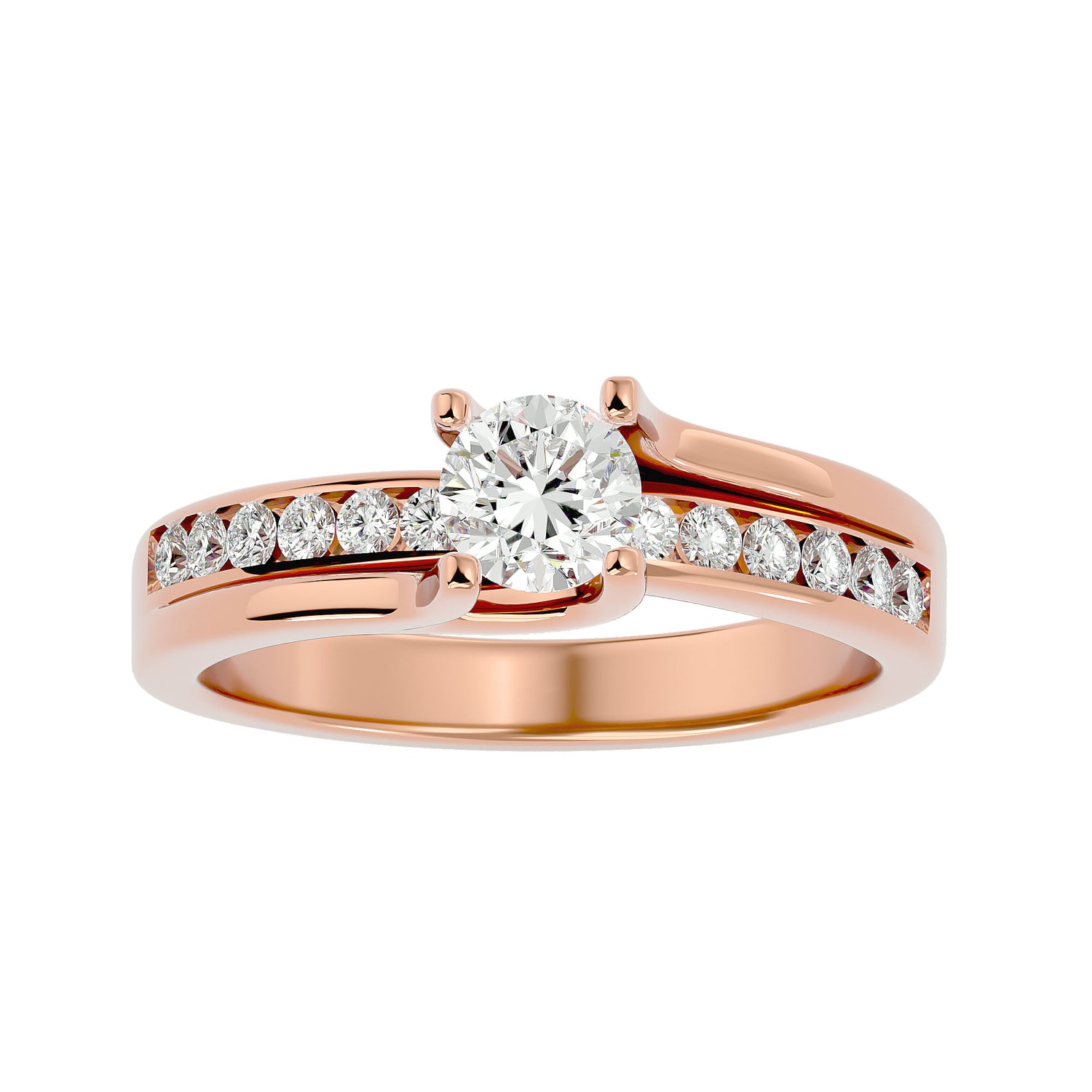 Rosemary Round Solitaire Ring